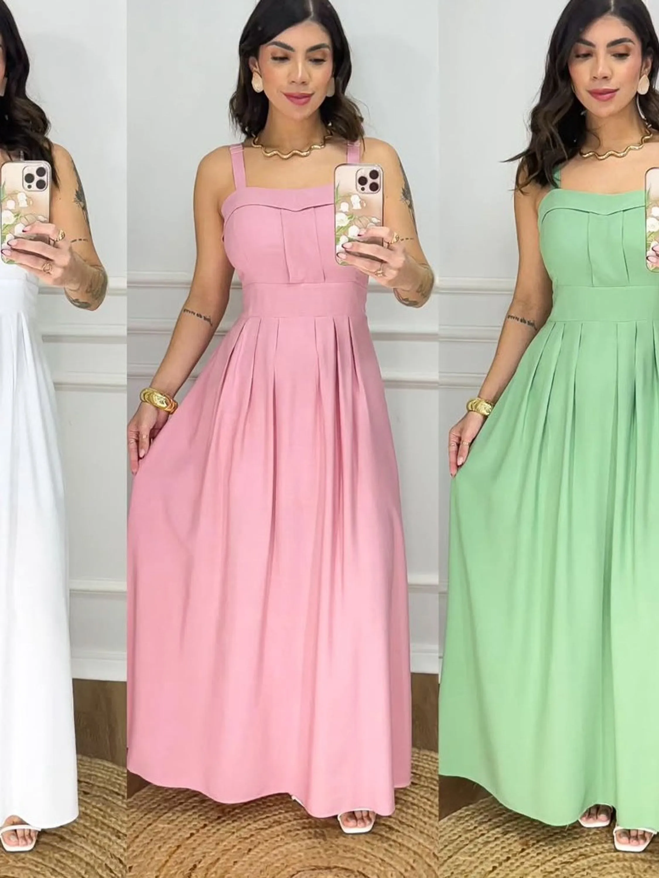Vestido Longo Alça