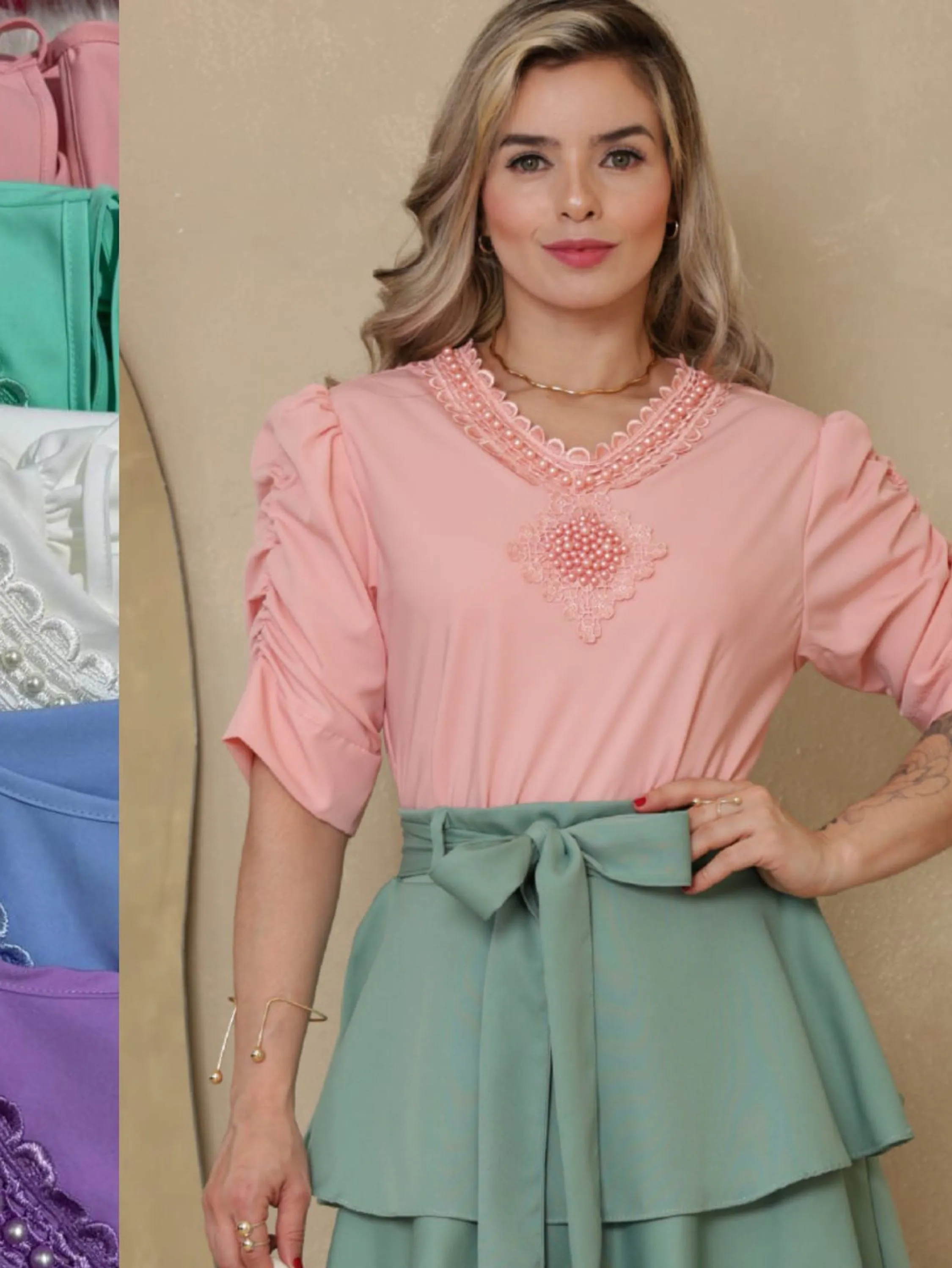 Blusa Manga Curta