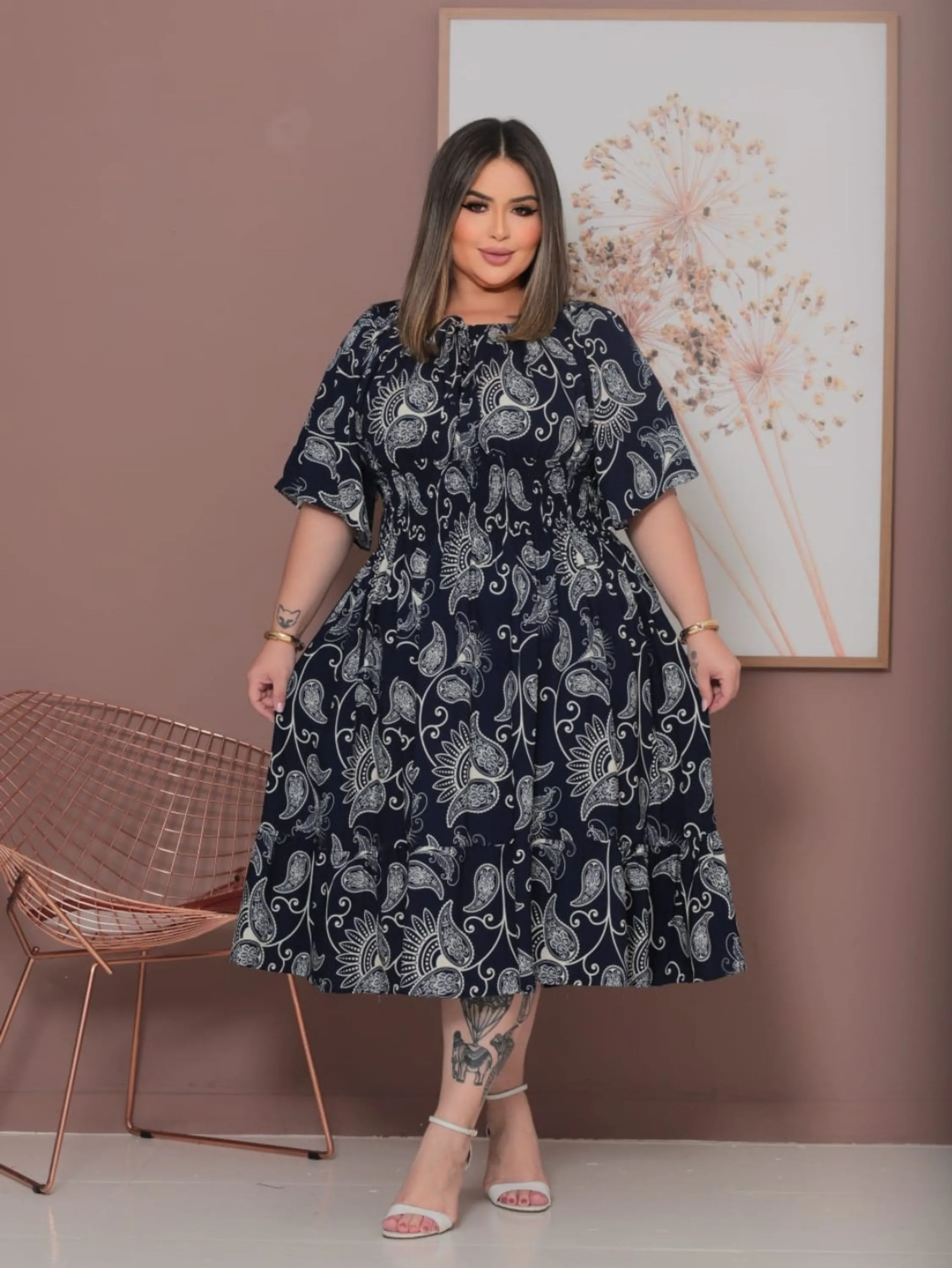 Vestido Midi Plus