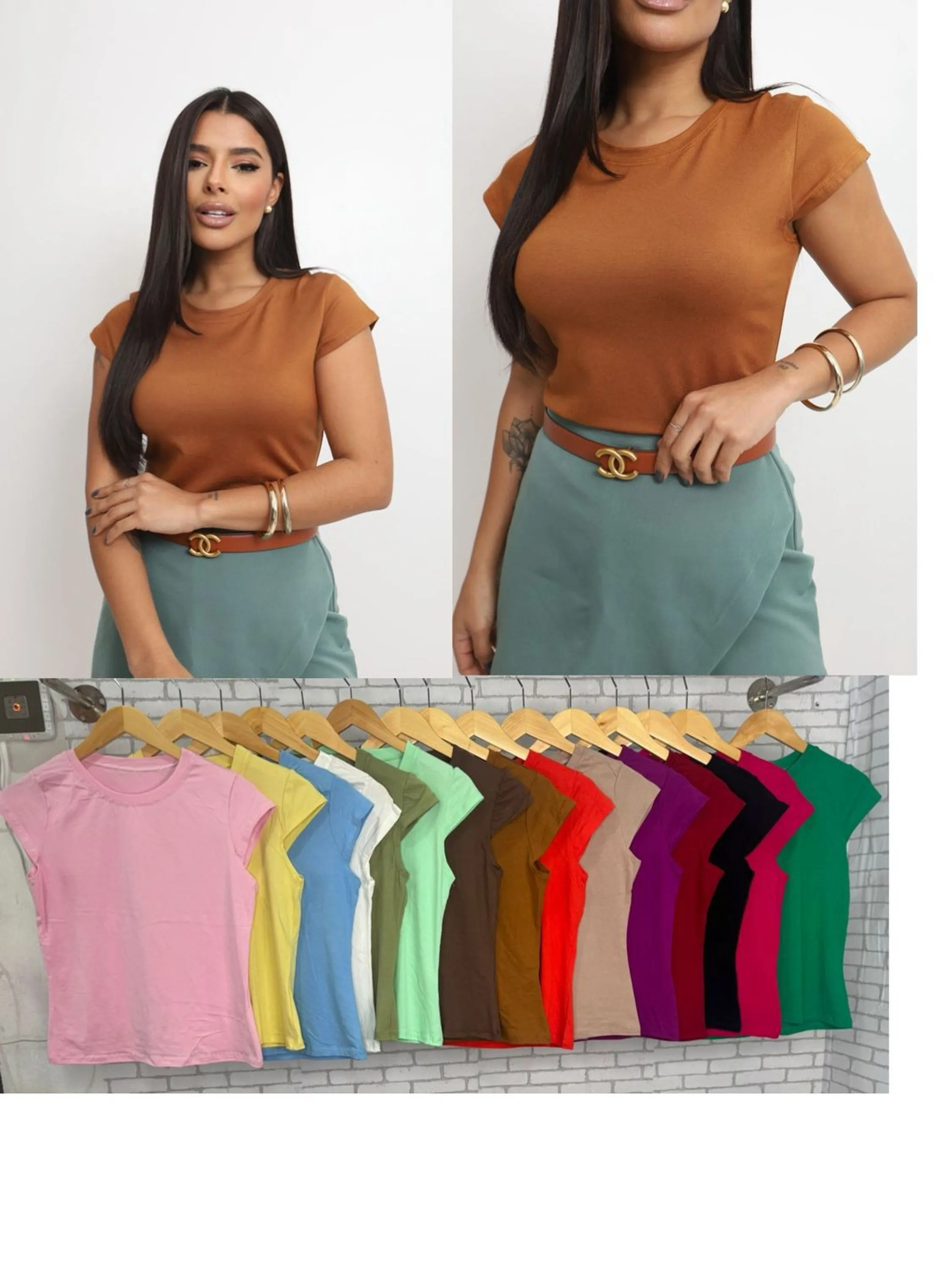 Blusa Manga Curta