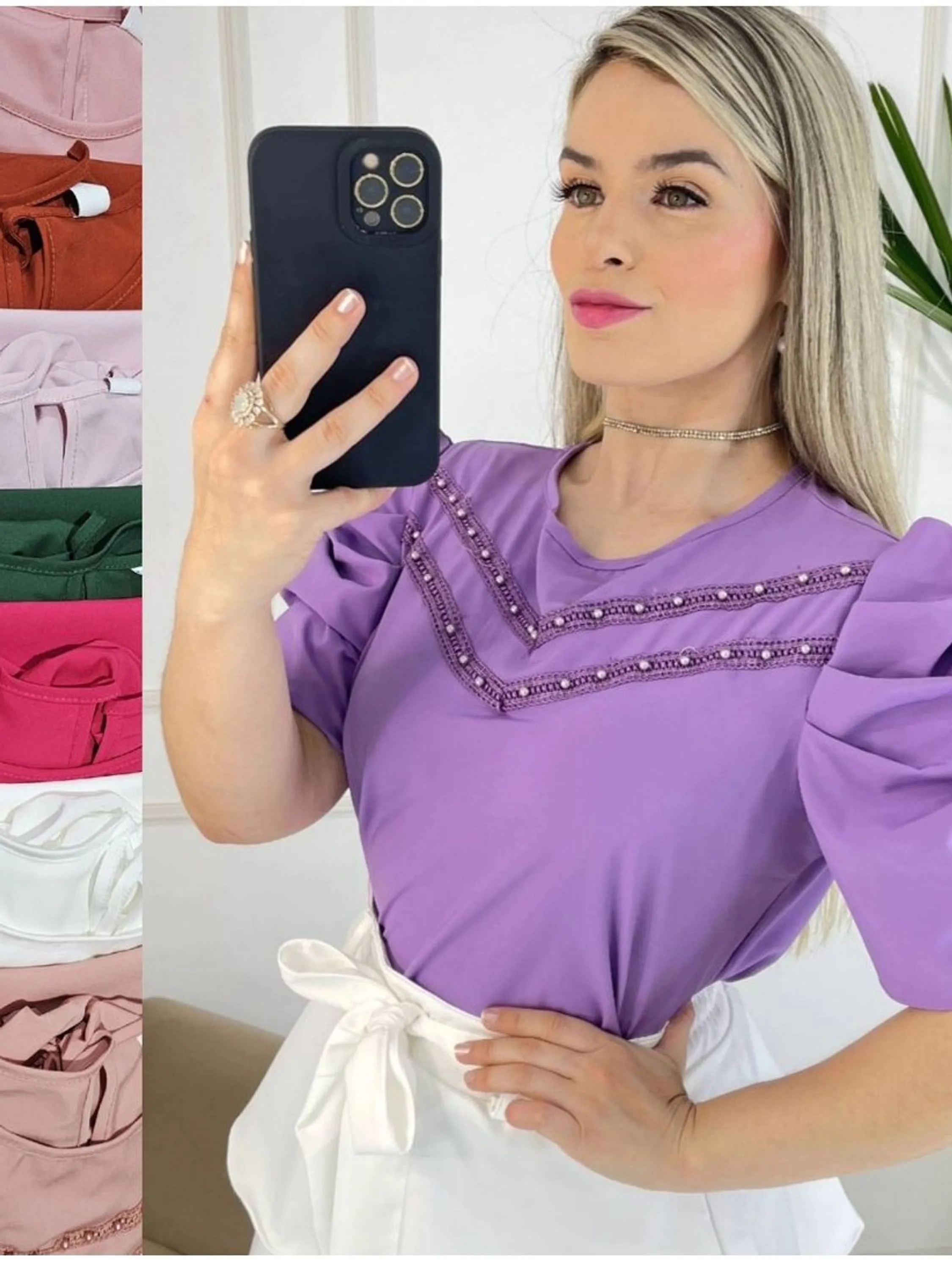 Blusa Manga Curta