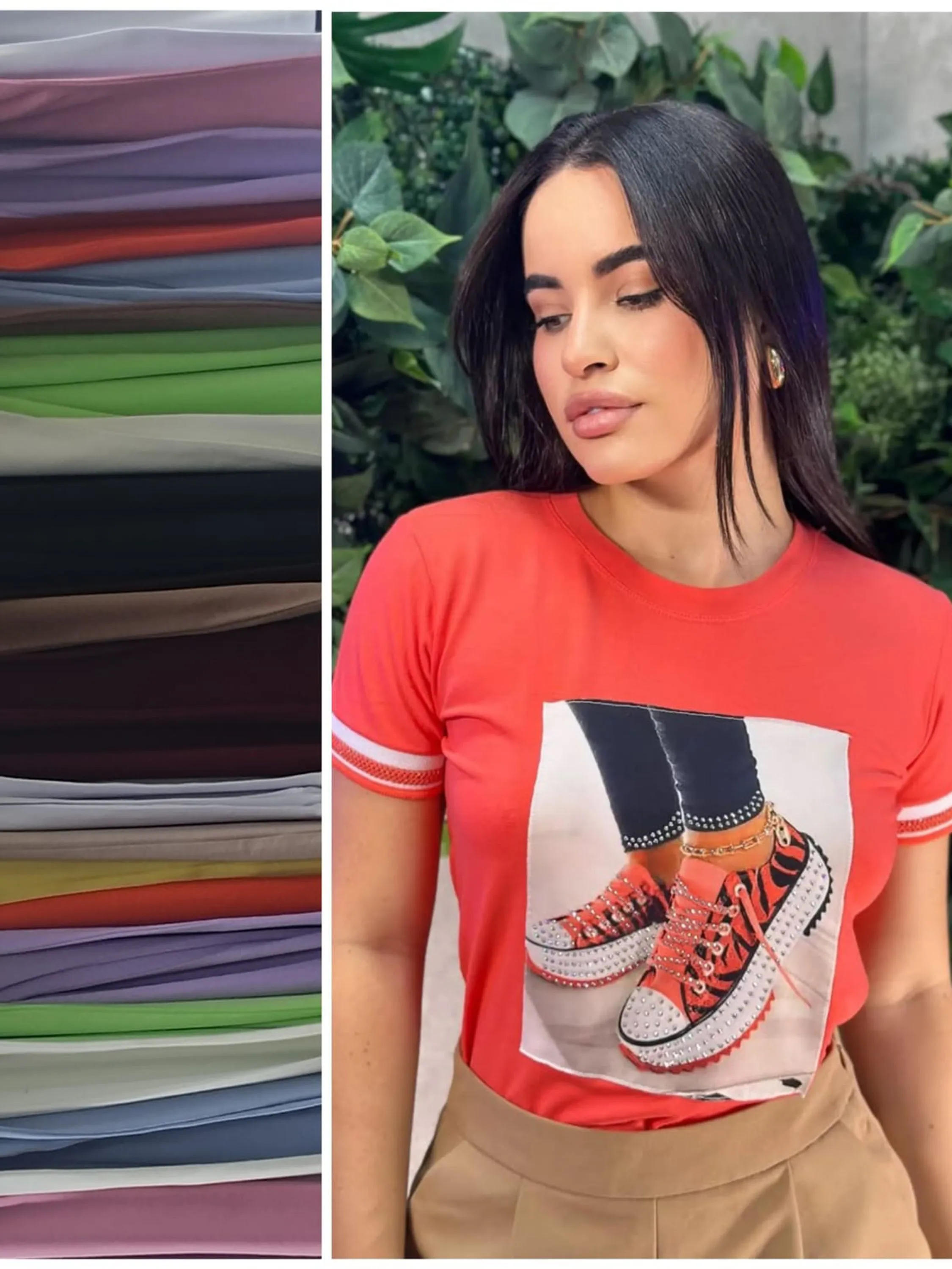Blusa Manga Curta