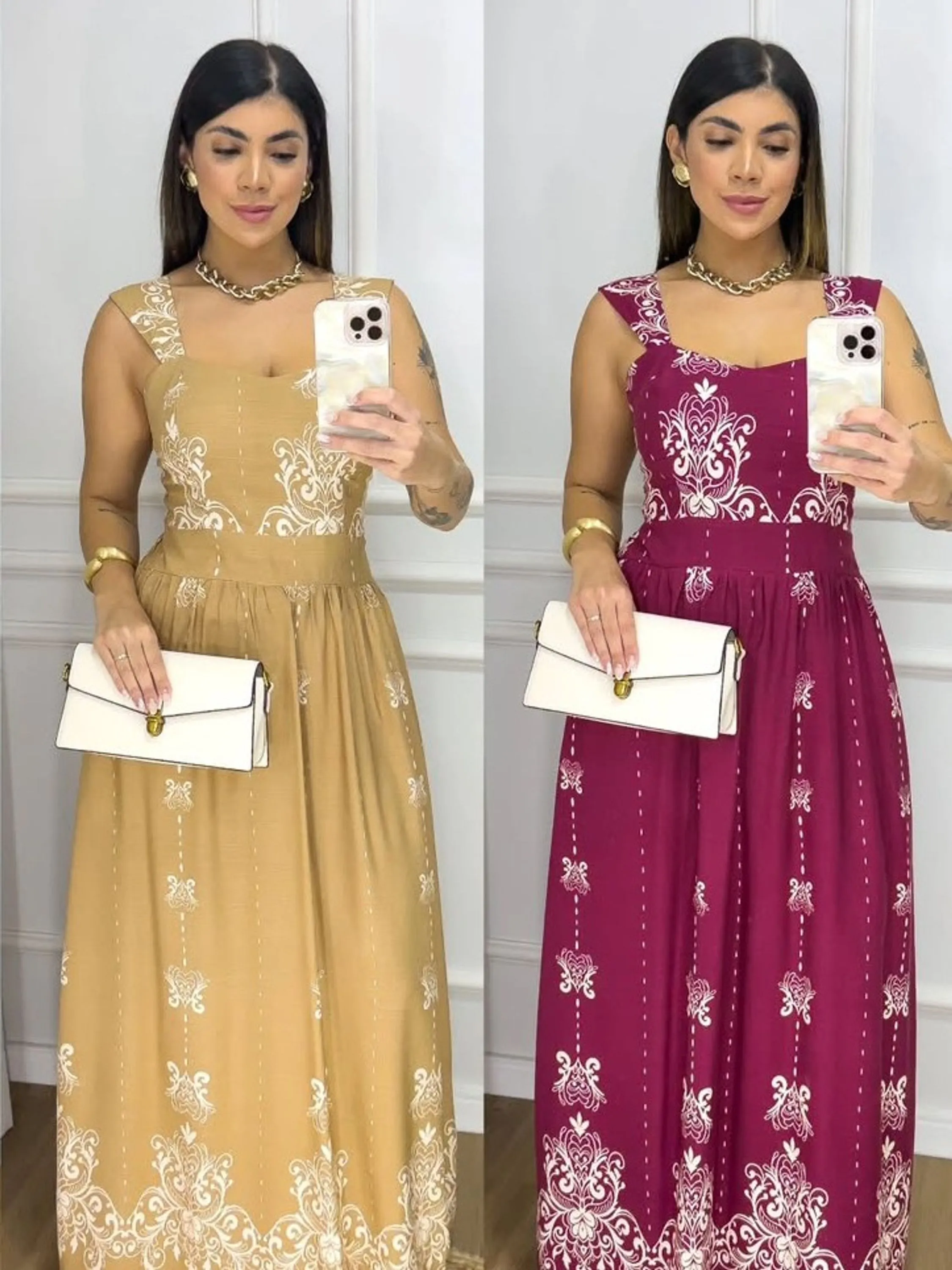 Vestido Longo Alça
