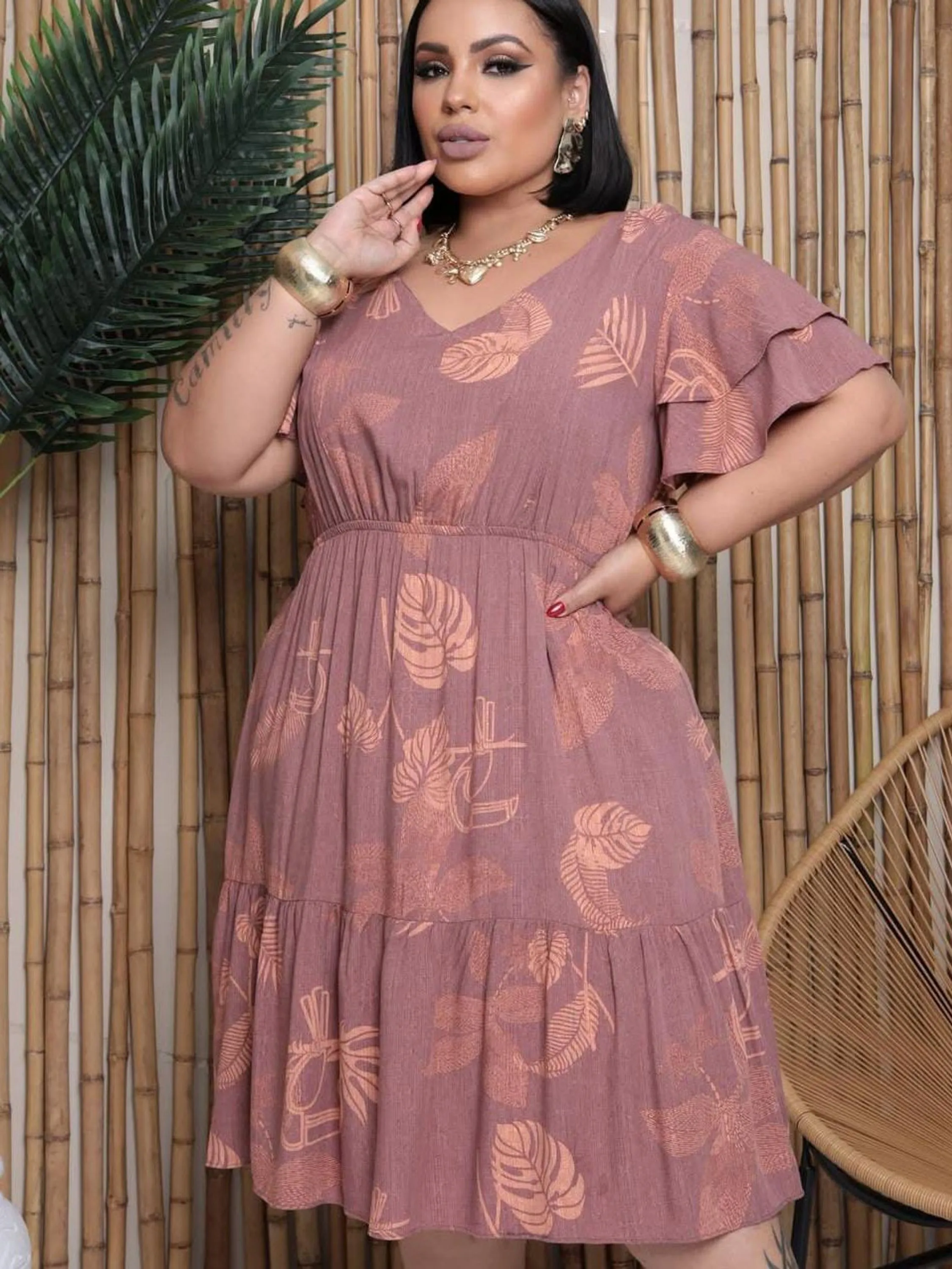 Vestido Midi Plus