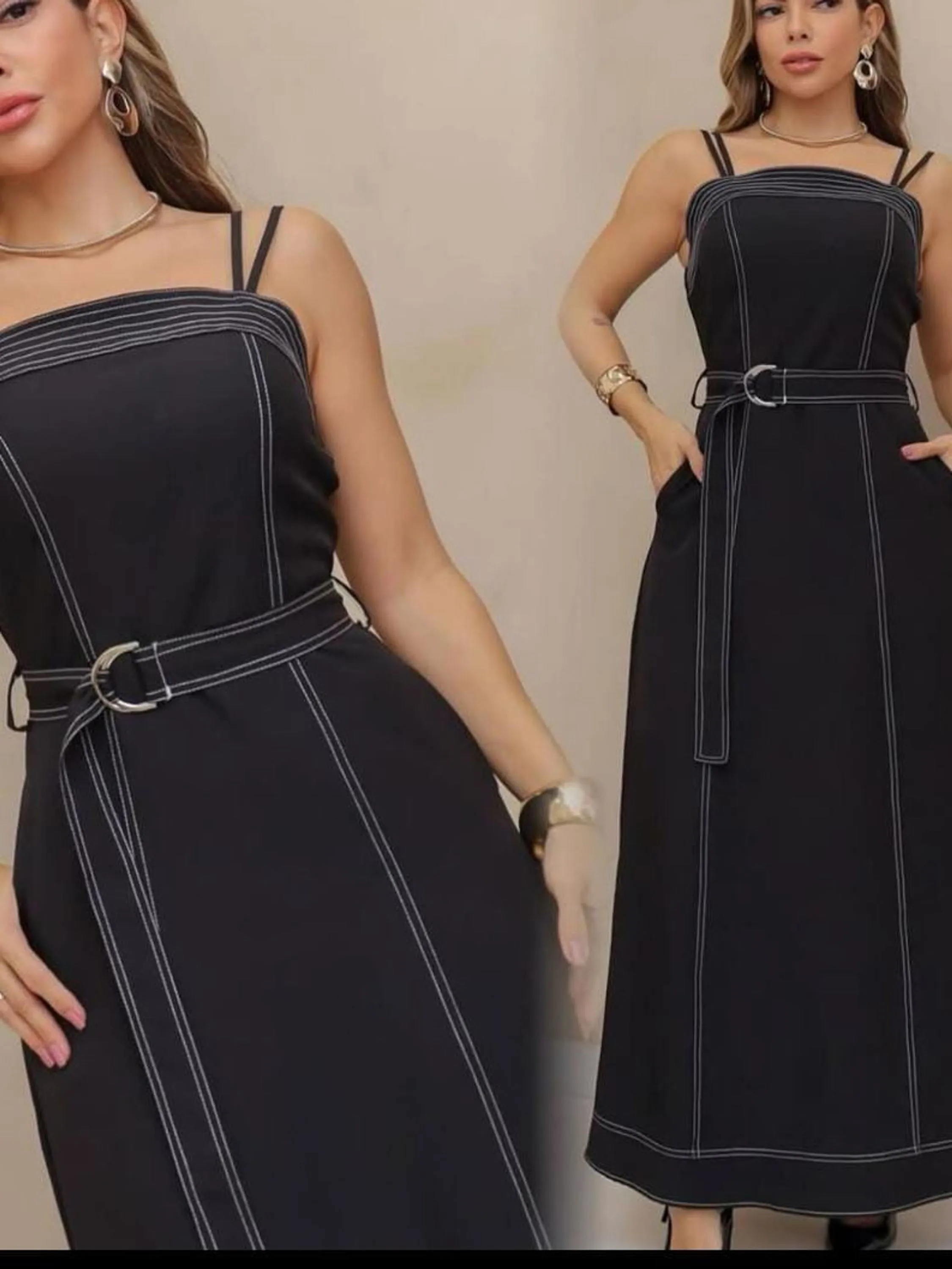 Vestido Longo Alça