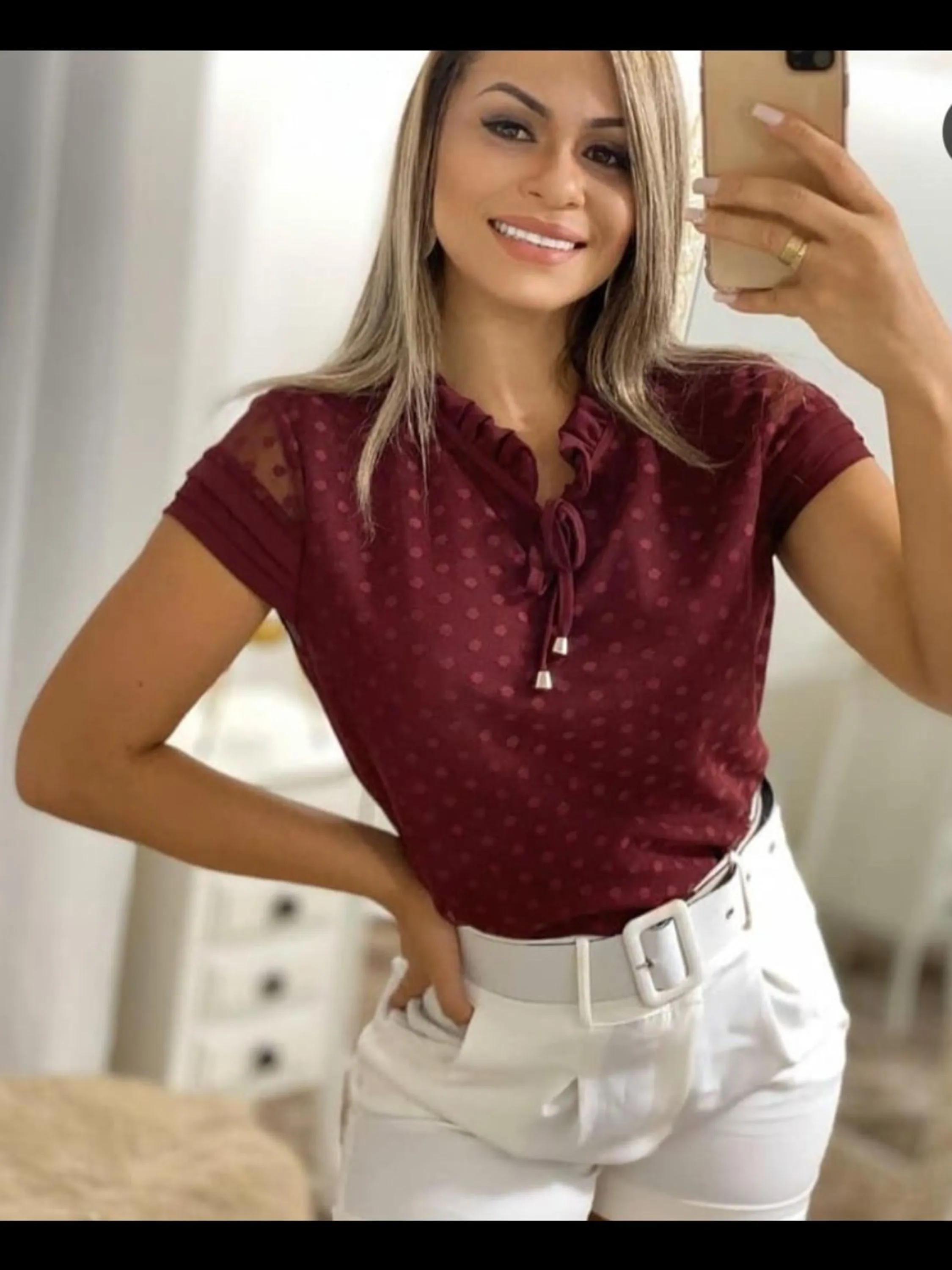 Blusa Manga Curta