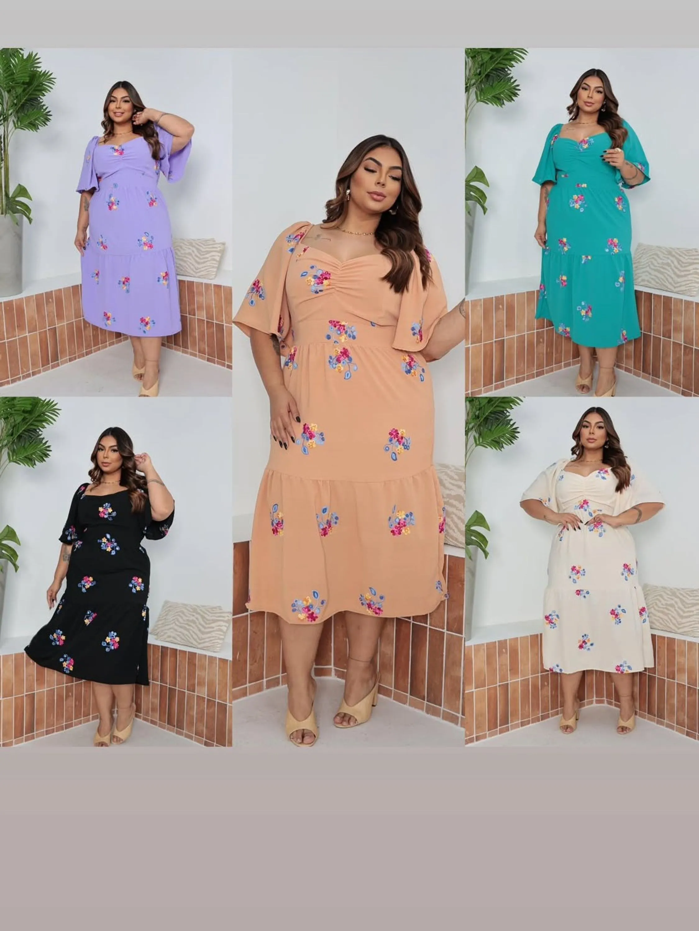 Vestido Midi Plus