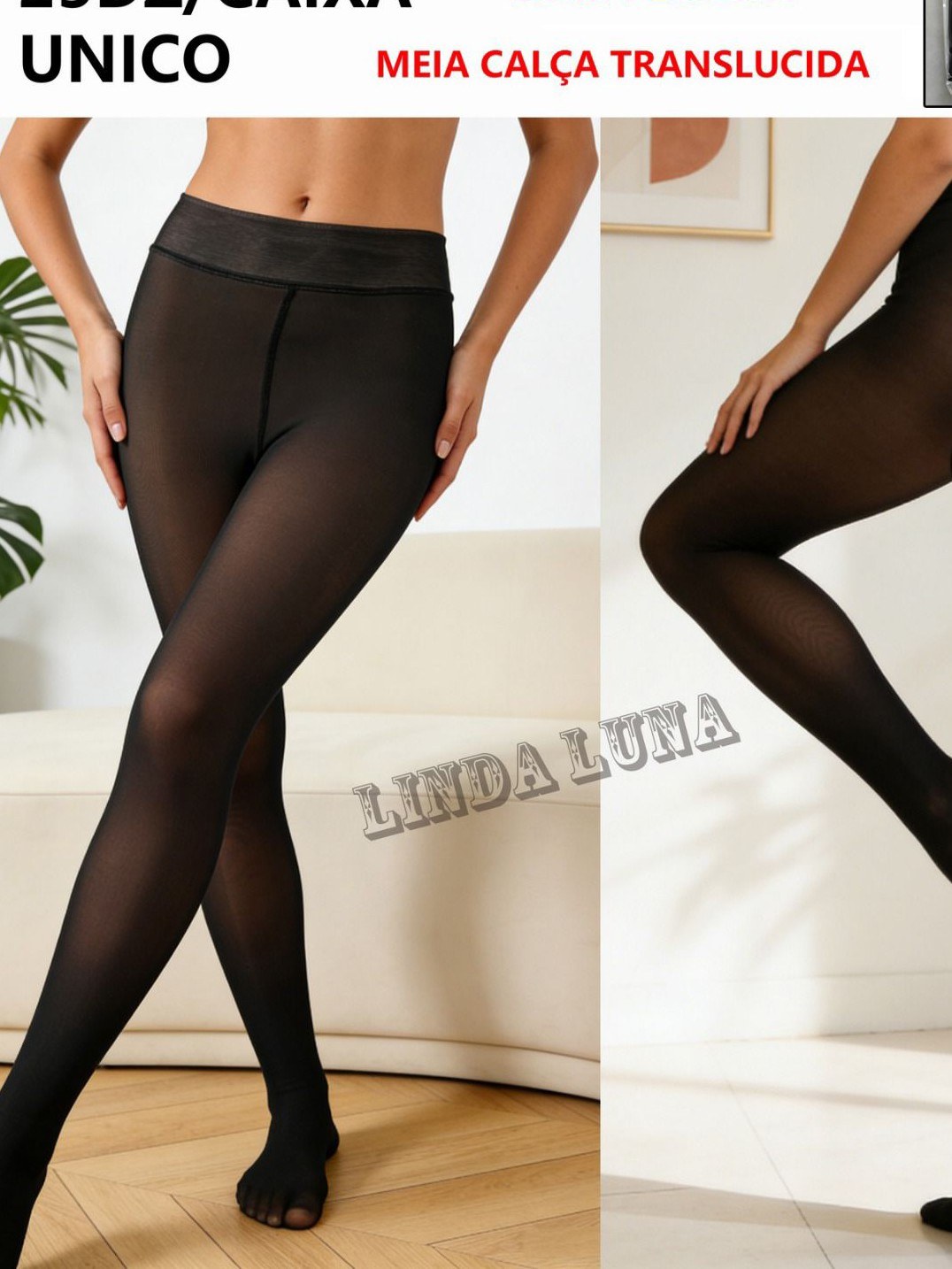 Meia Calça Flanelada