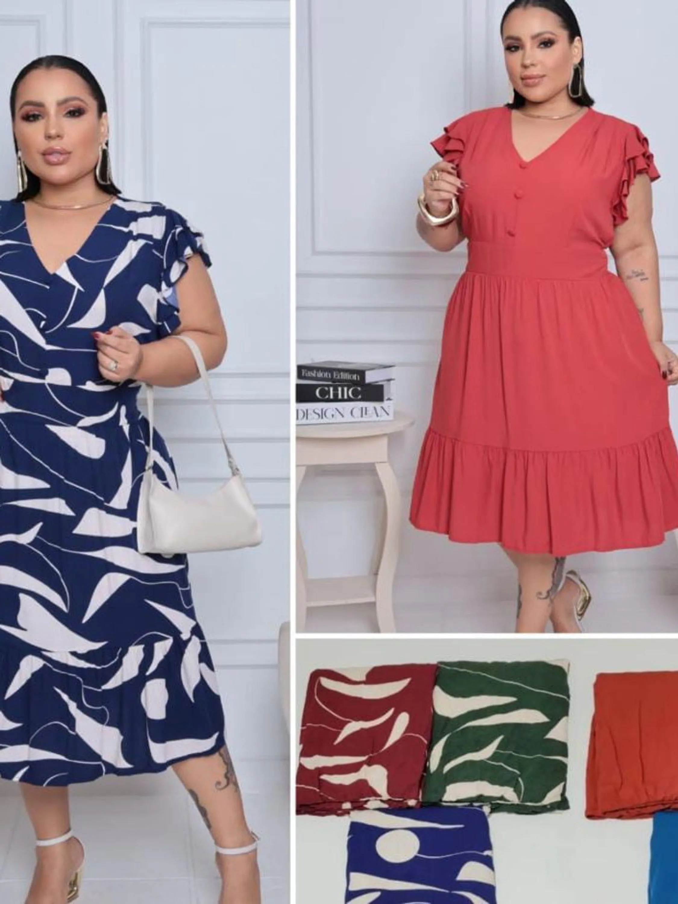 Vestido Midi Plus