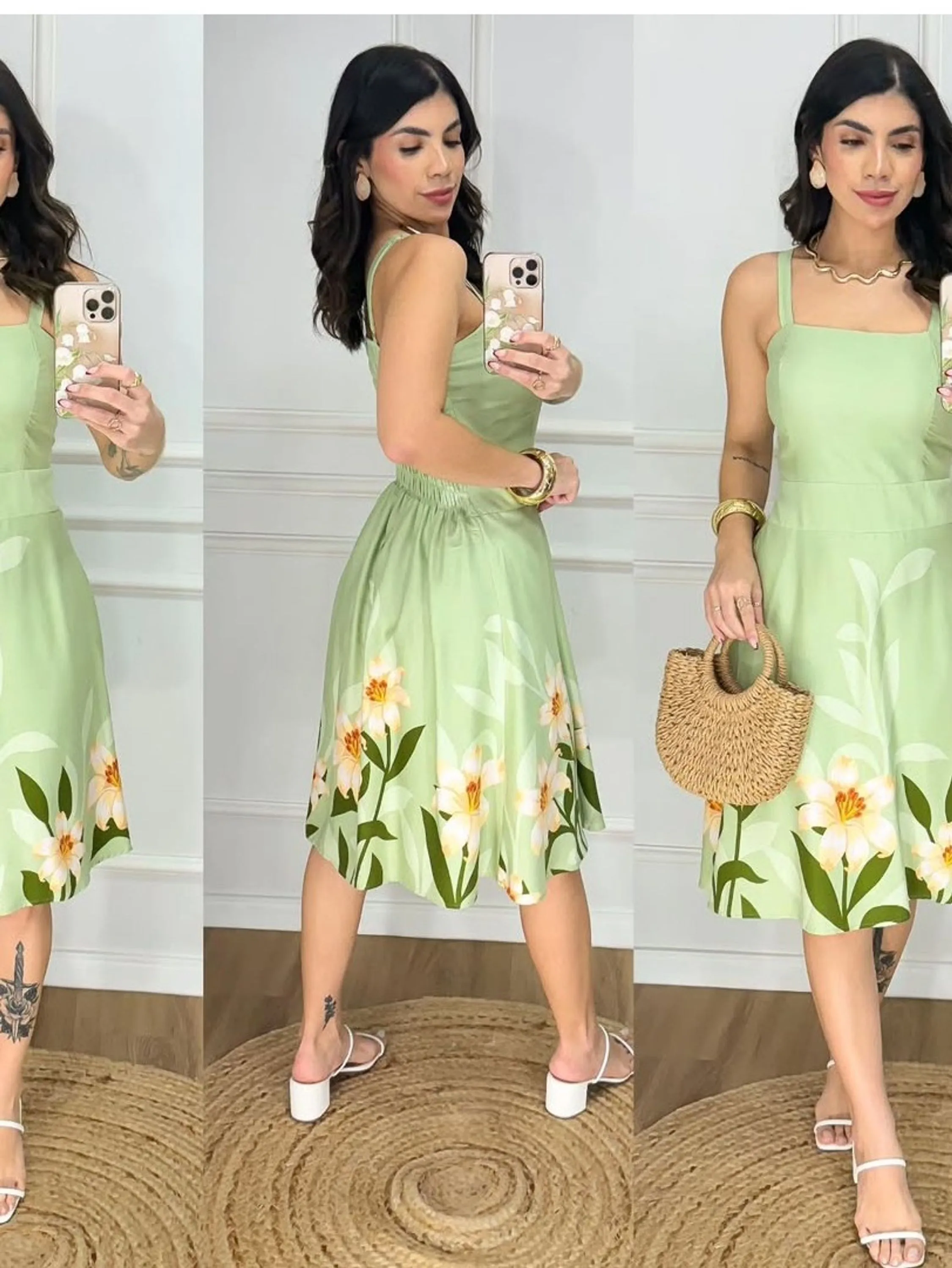 Vestido Alça