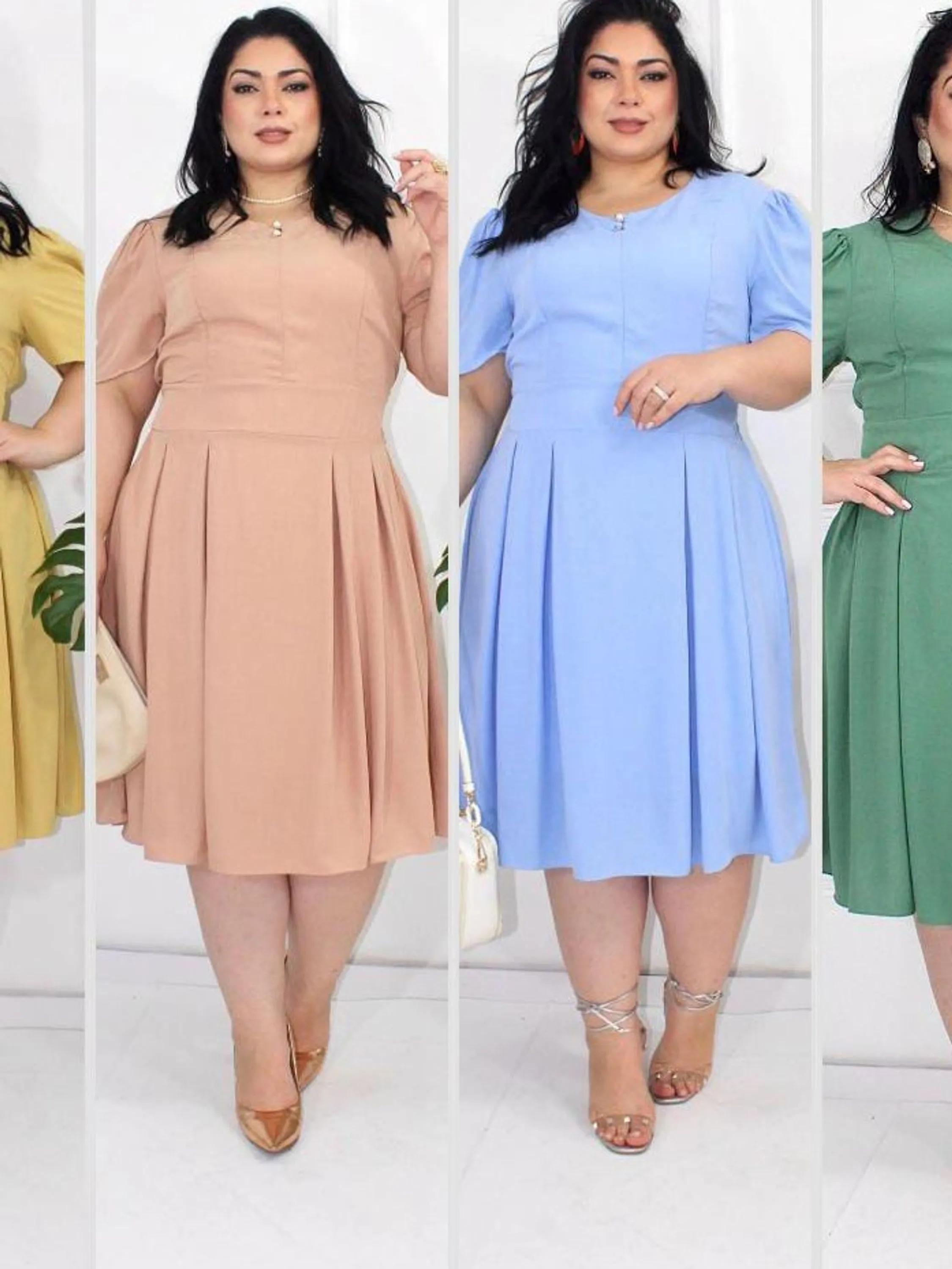 Vestido Midi Plus