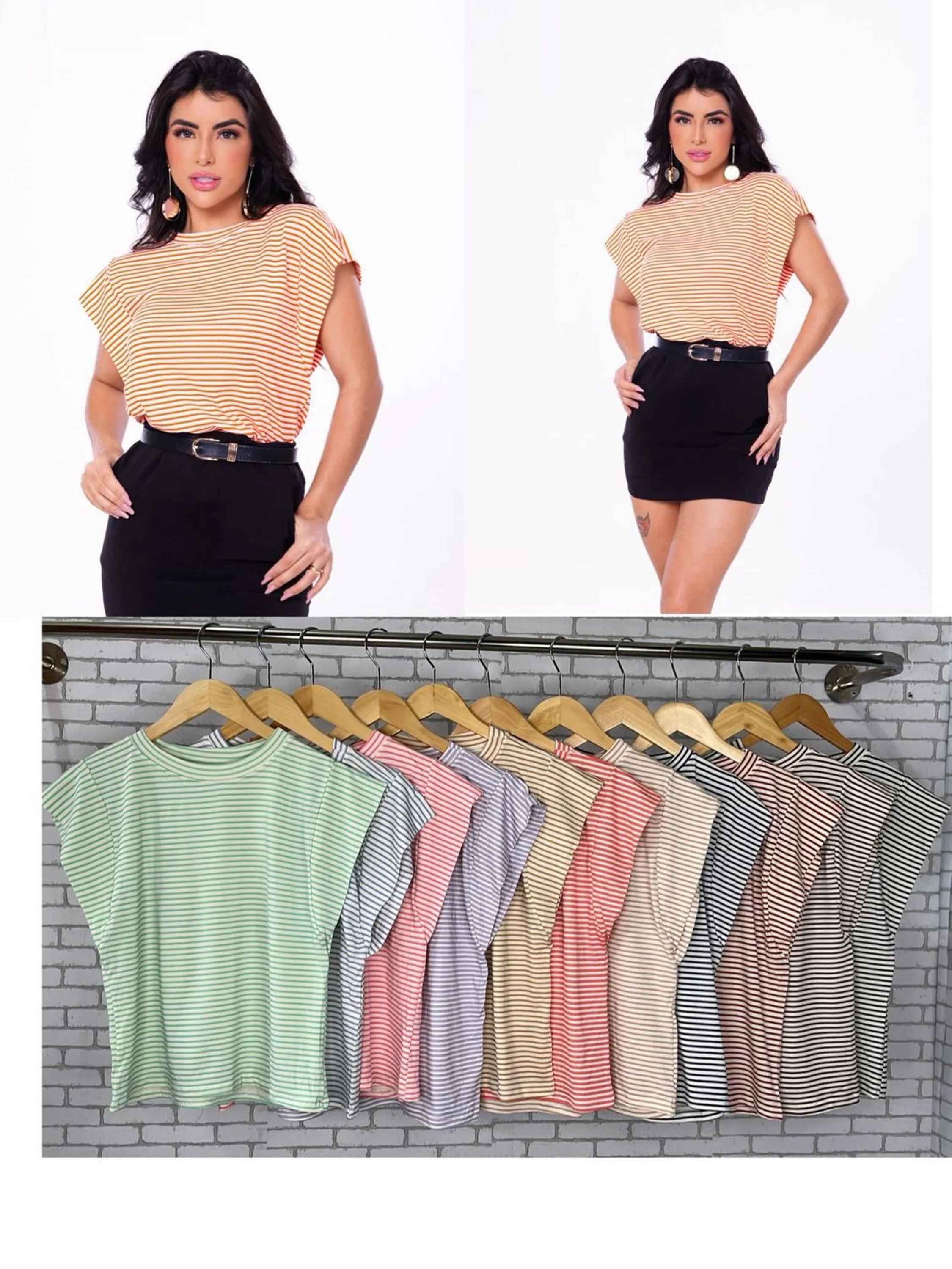 Blusa Manga Curta
