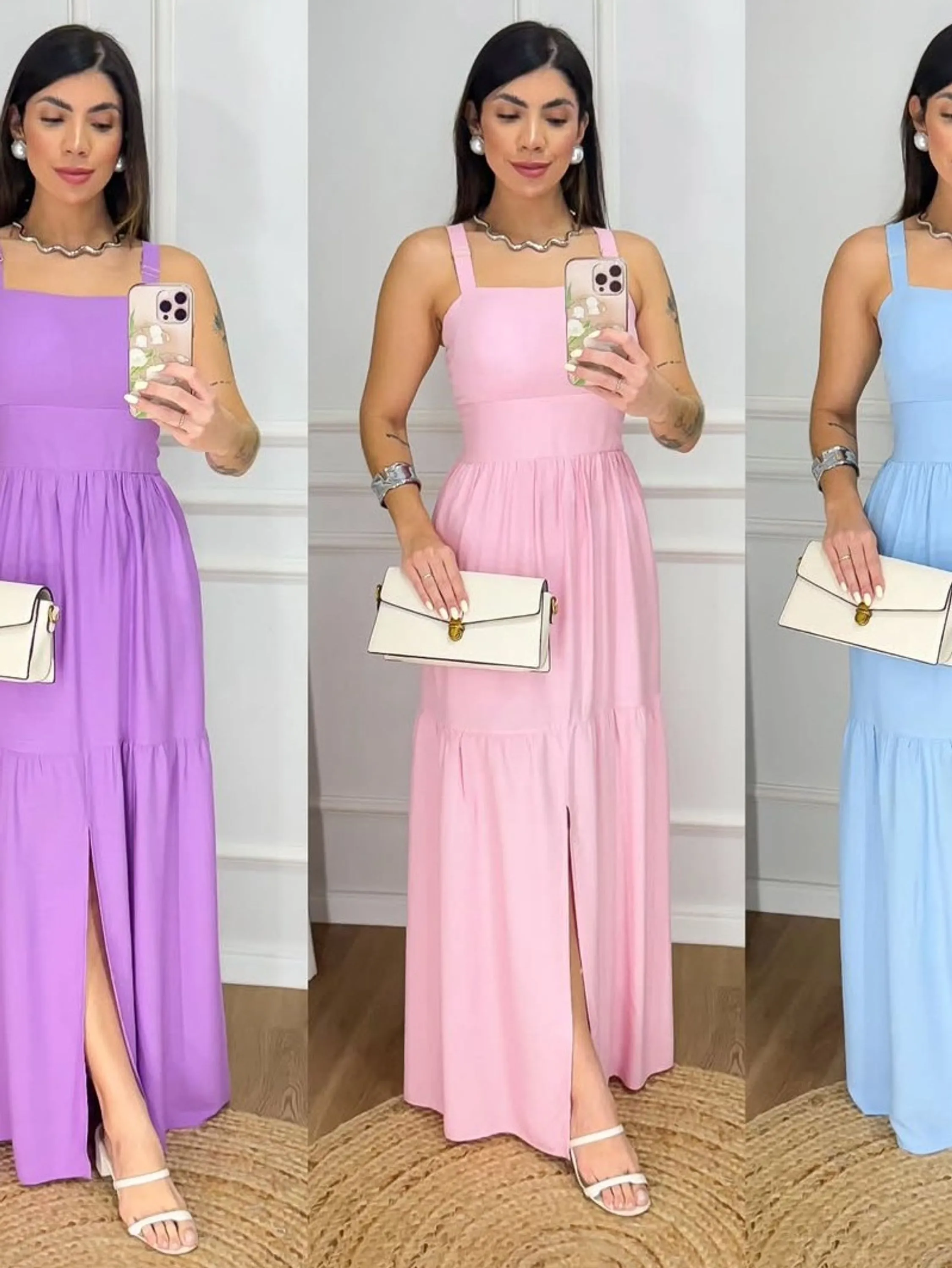Vestido Longo Alça