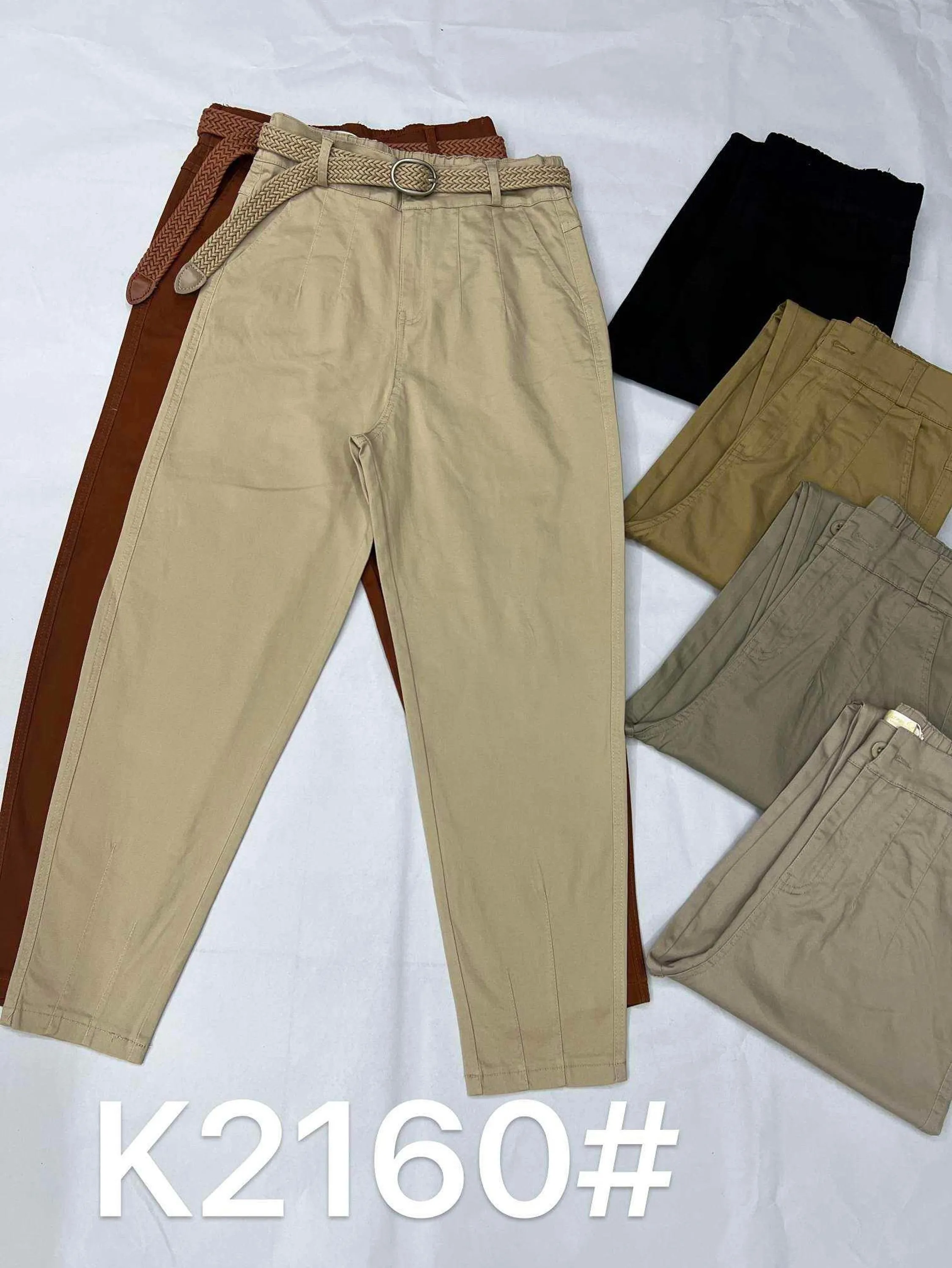 Calça sarja  femina algodão com elastano K2160