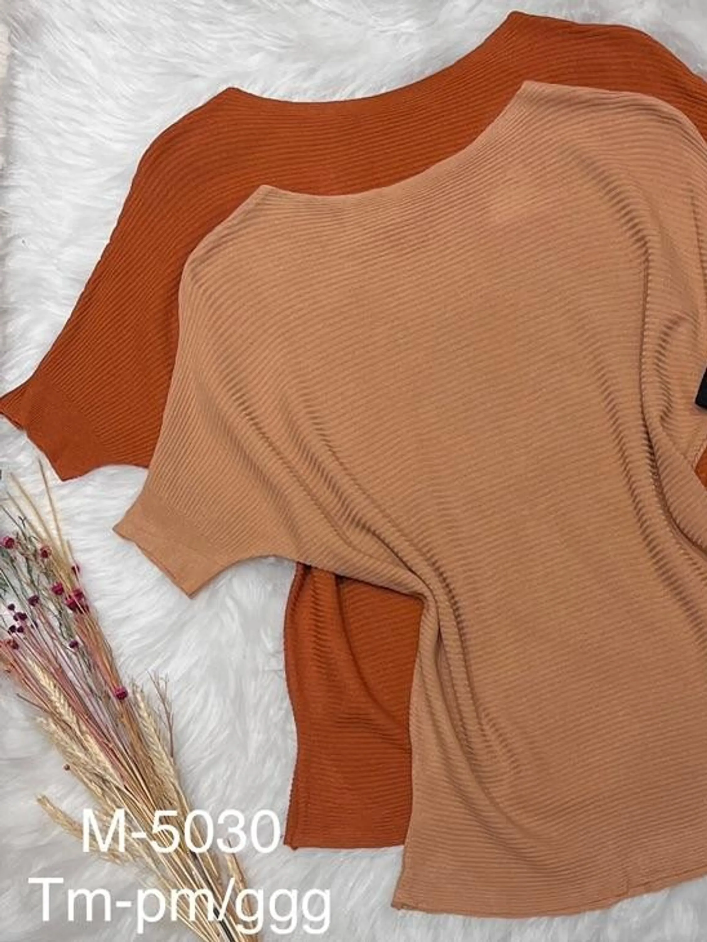 Blusa feminina malha fria modal manga curta M5030