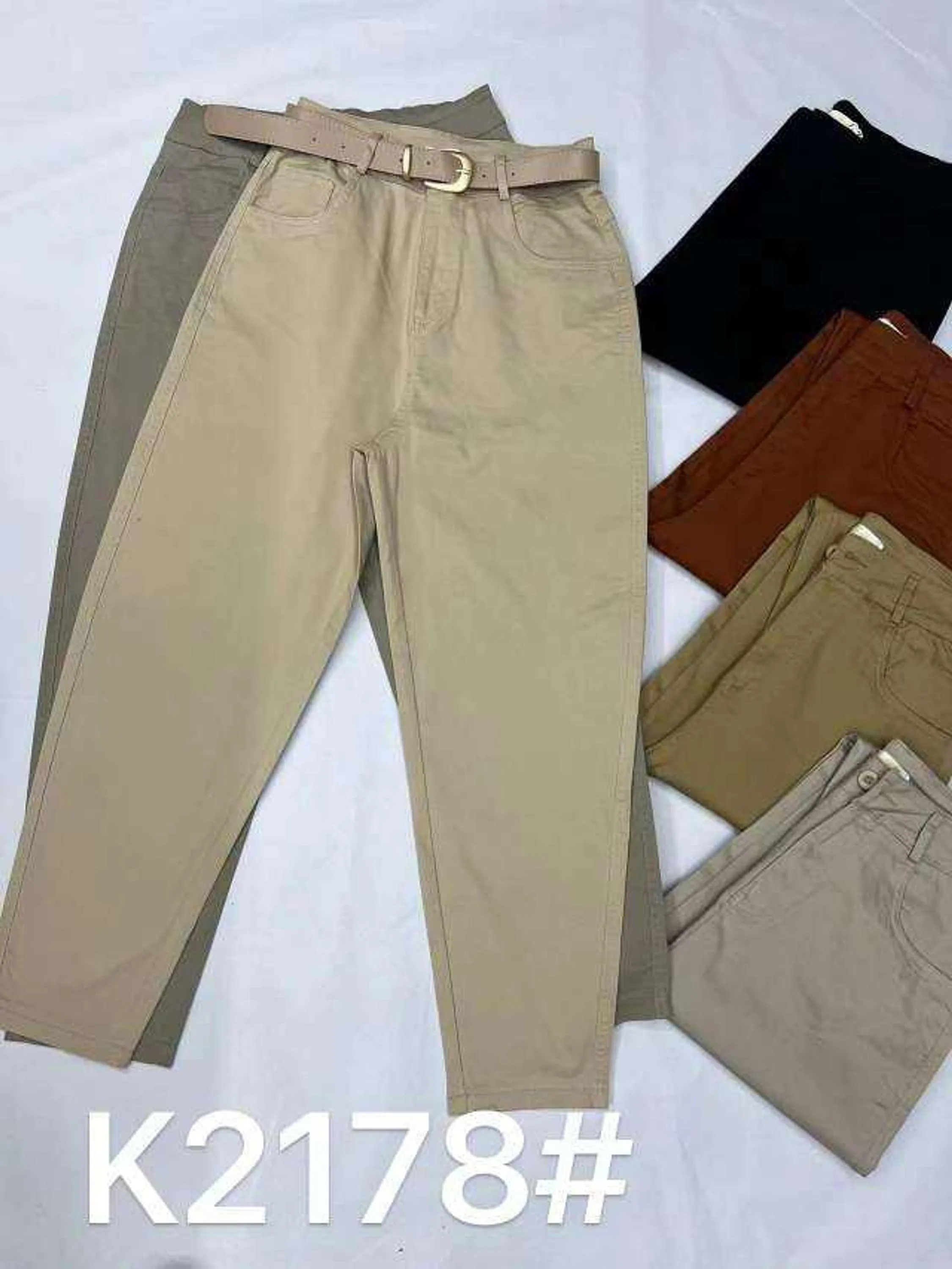 Calça sarja algodão com elastano K2178