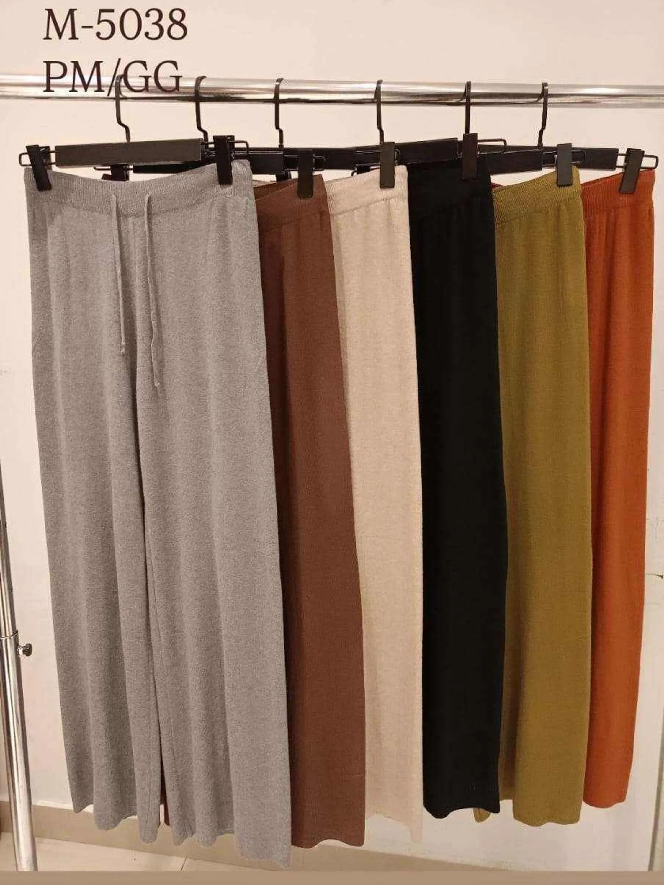 Calça modal feminina com elástico na cintura M5038