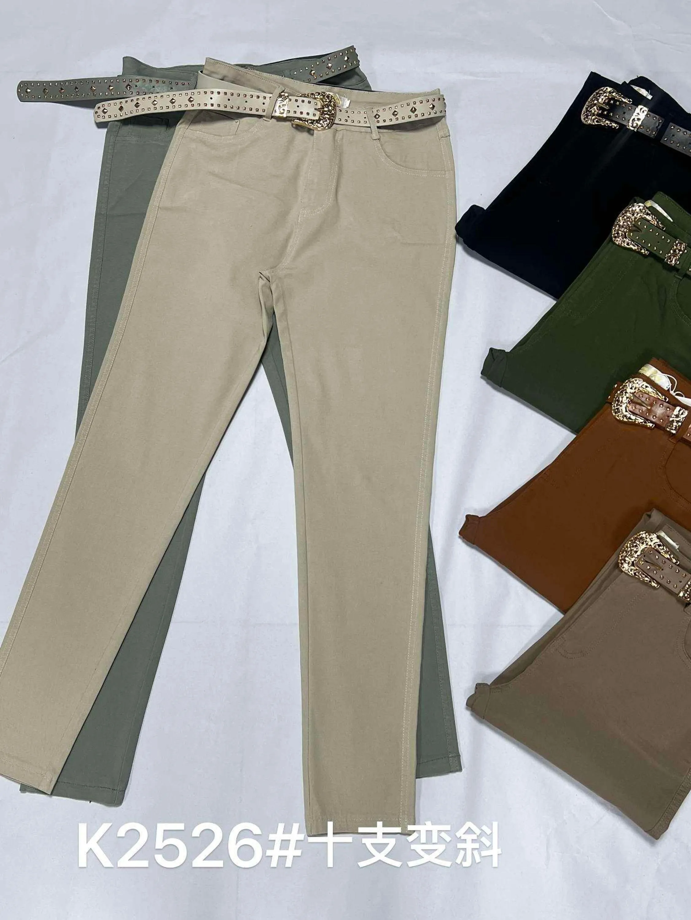 Calça Tenebloque linho grosso com elastano K2526
