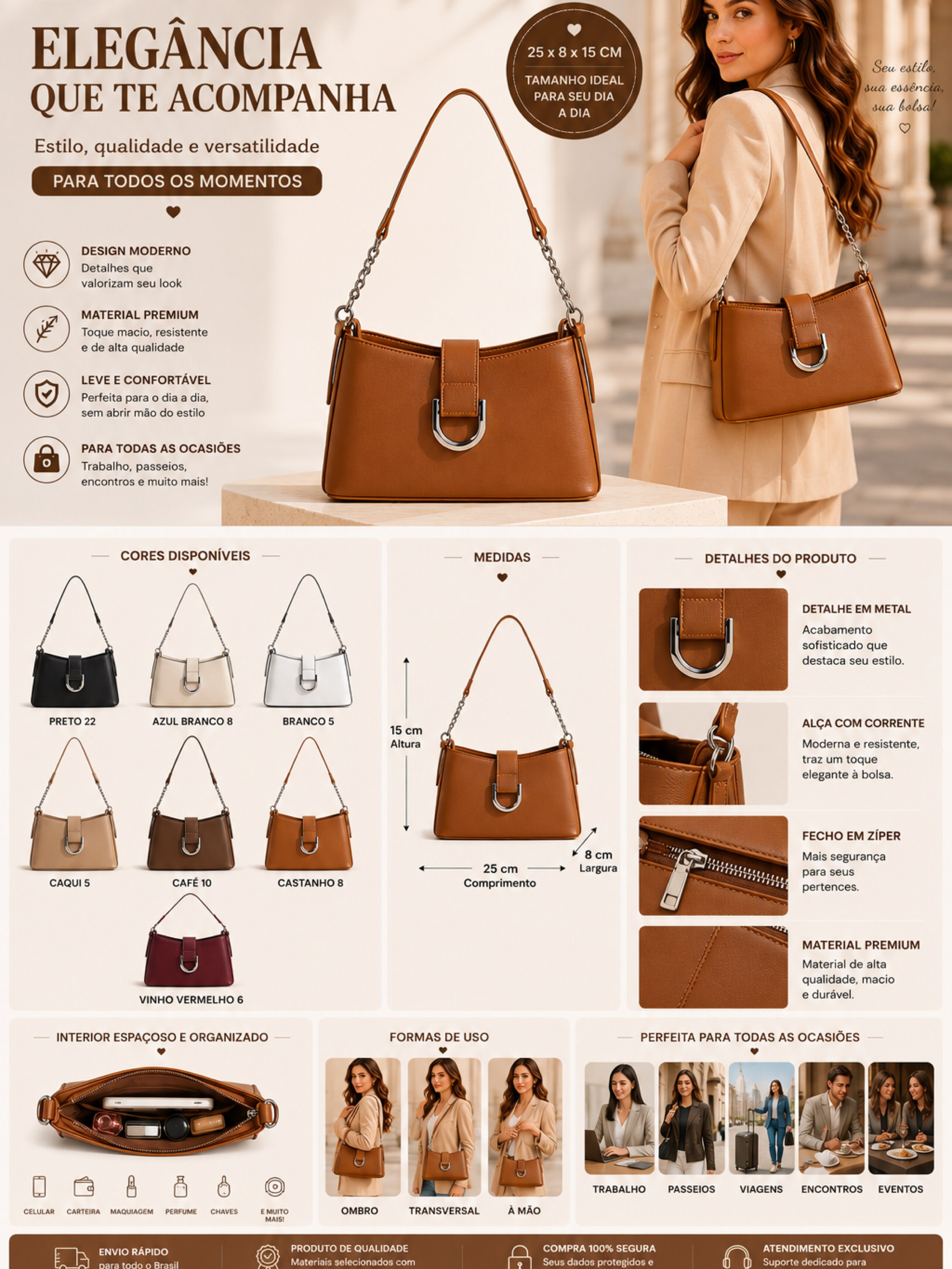 Bolsa feminina F081