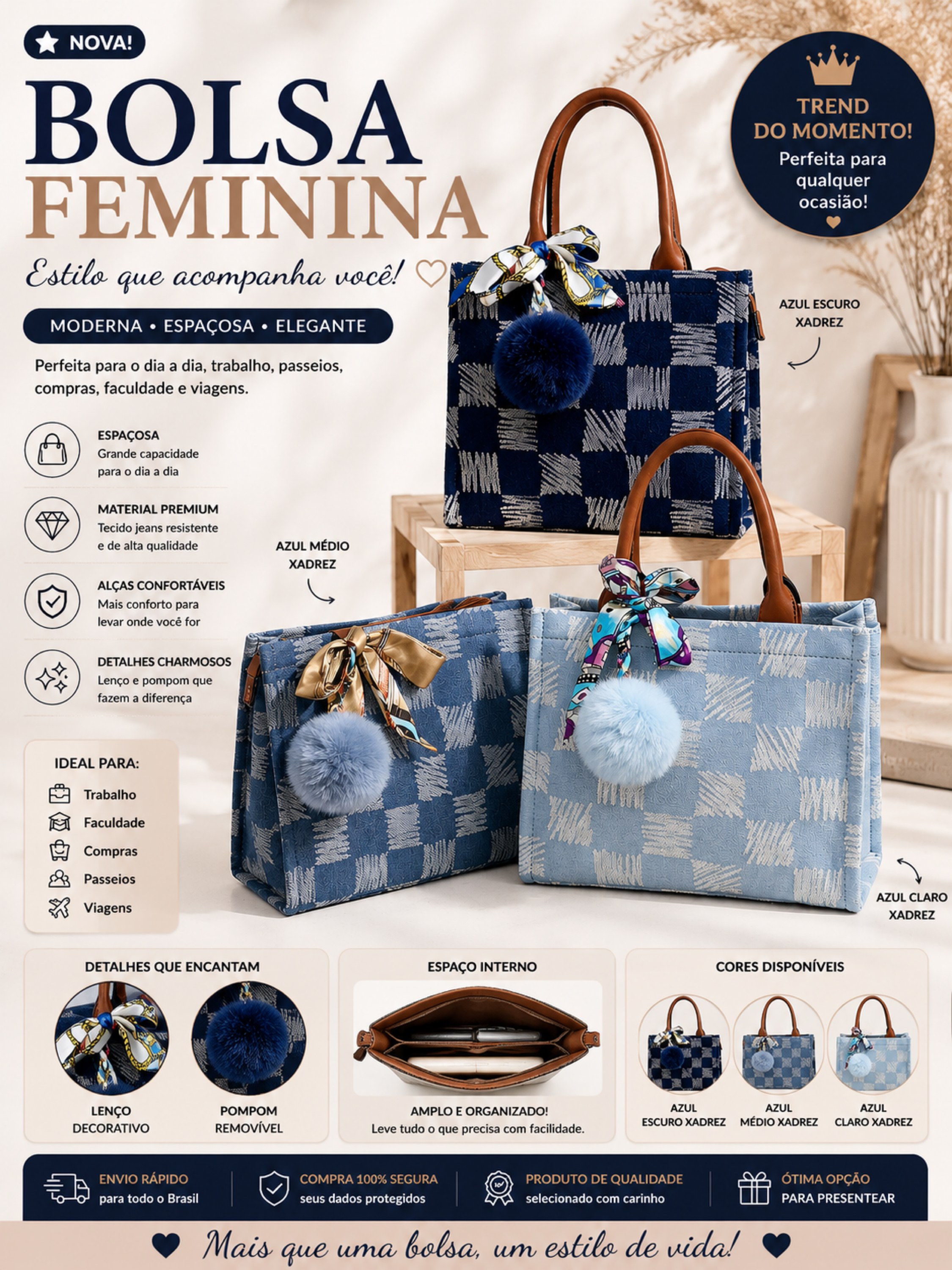 Bolsa jeans 06046