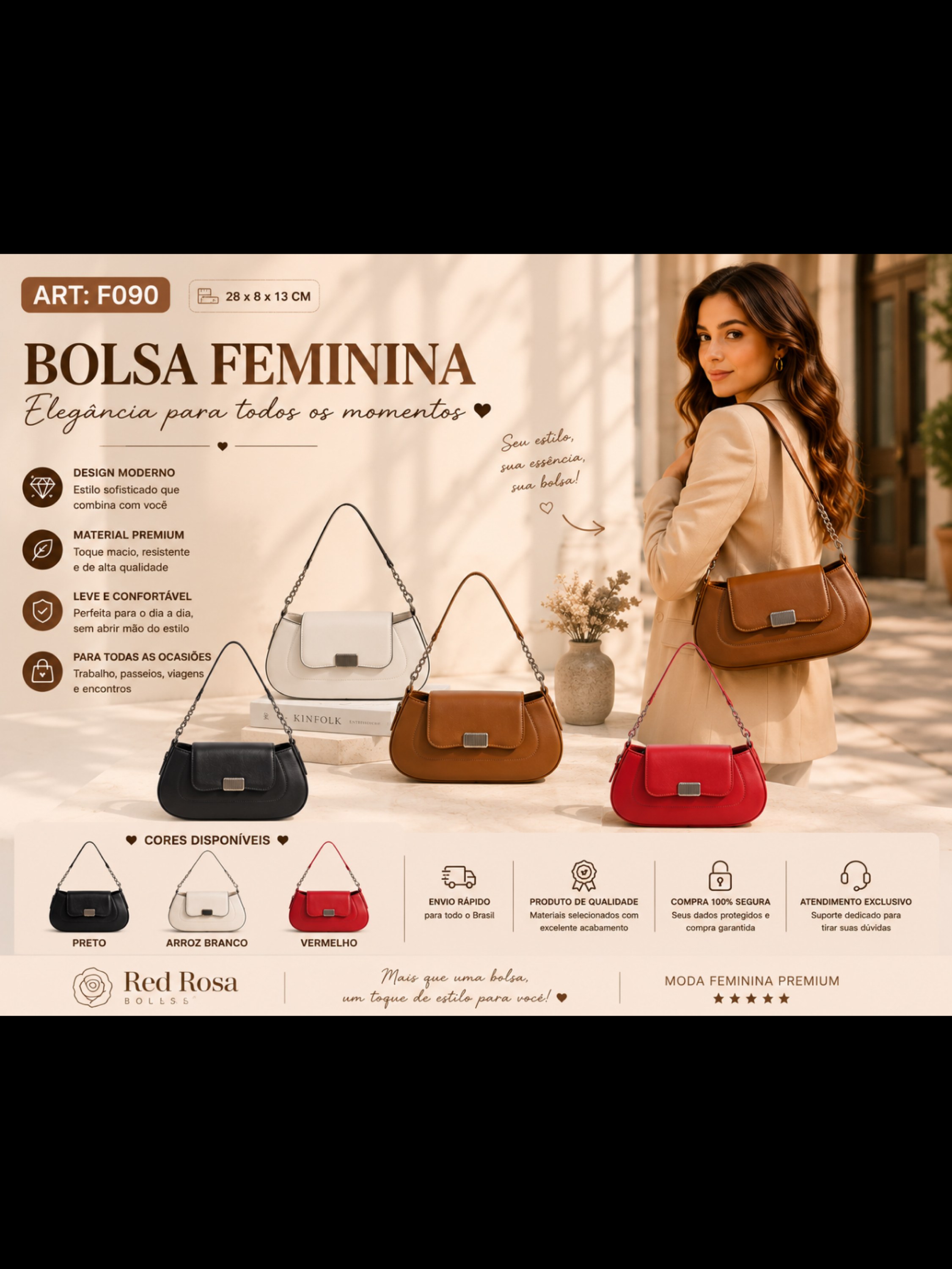 Bolsa feminina F090