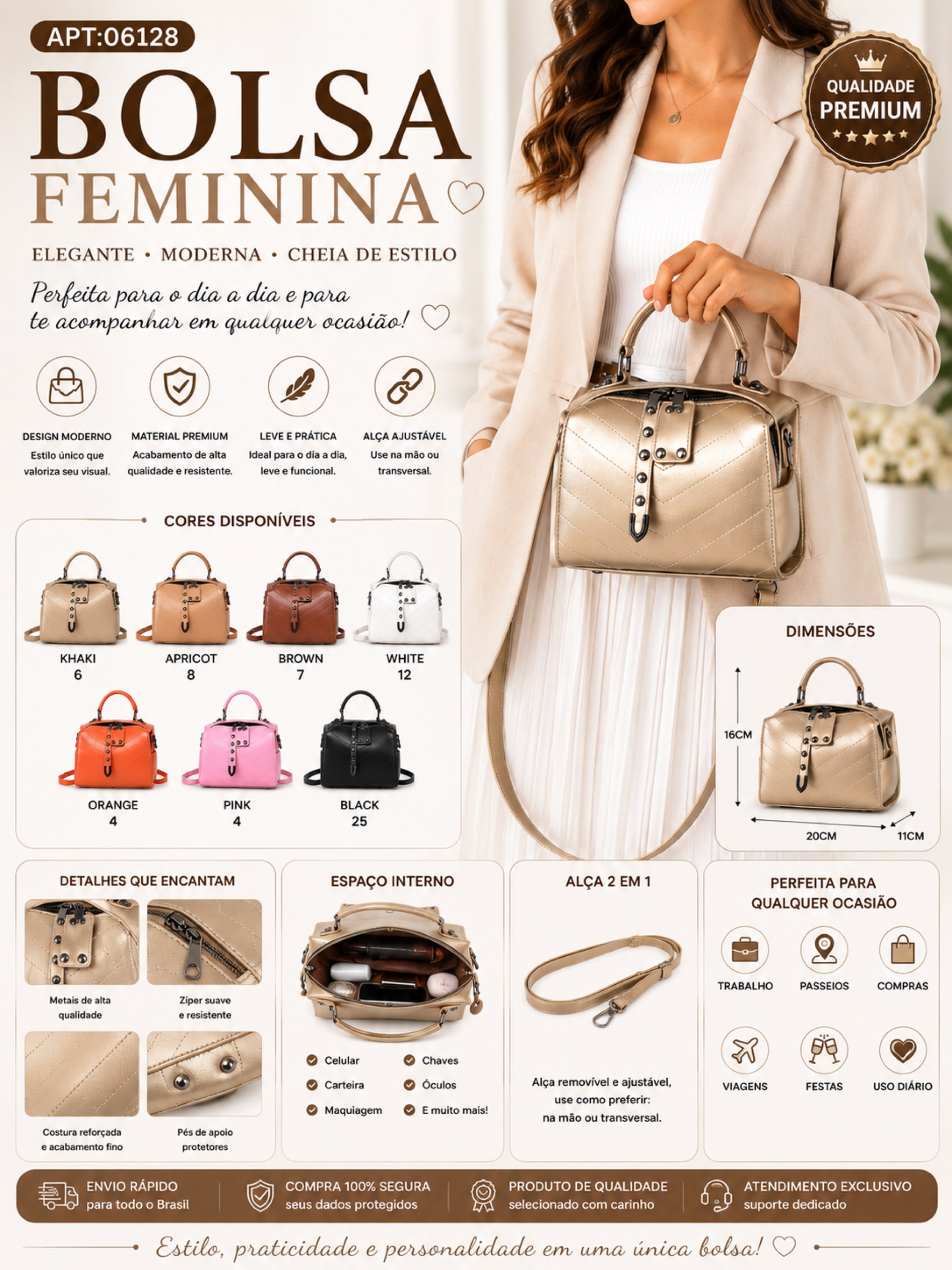 BOLSA FEMININA 06128