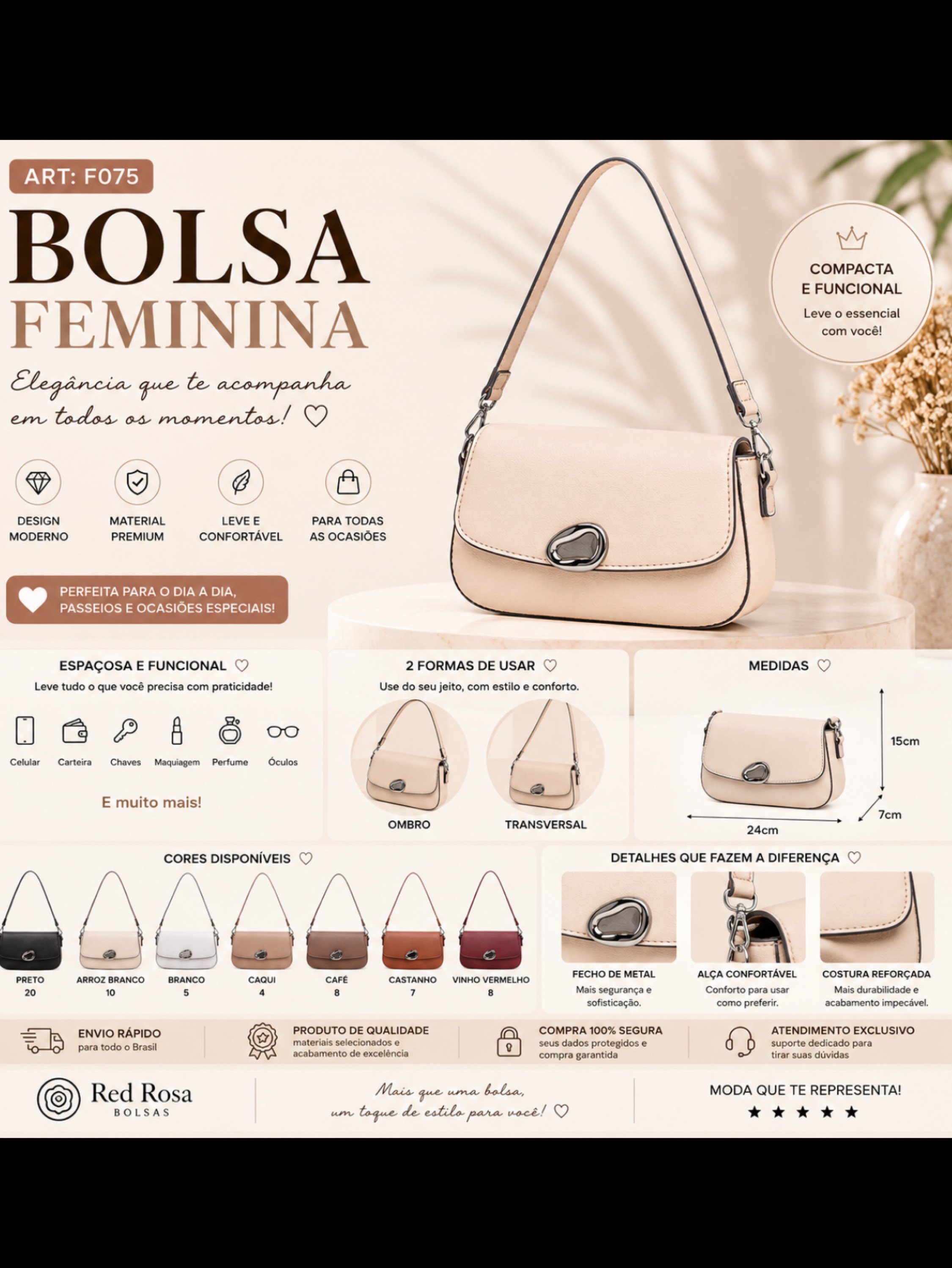 Bolsa feminina F075