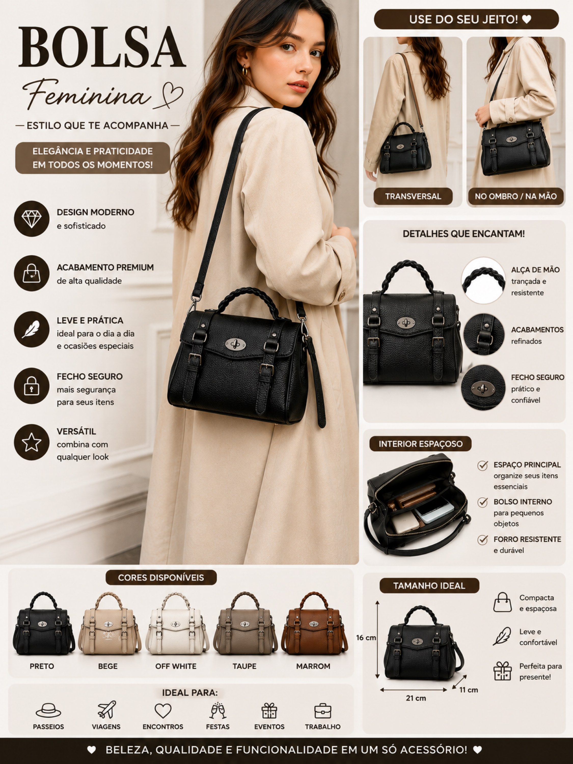 Bolsa baú 2414