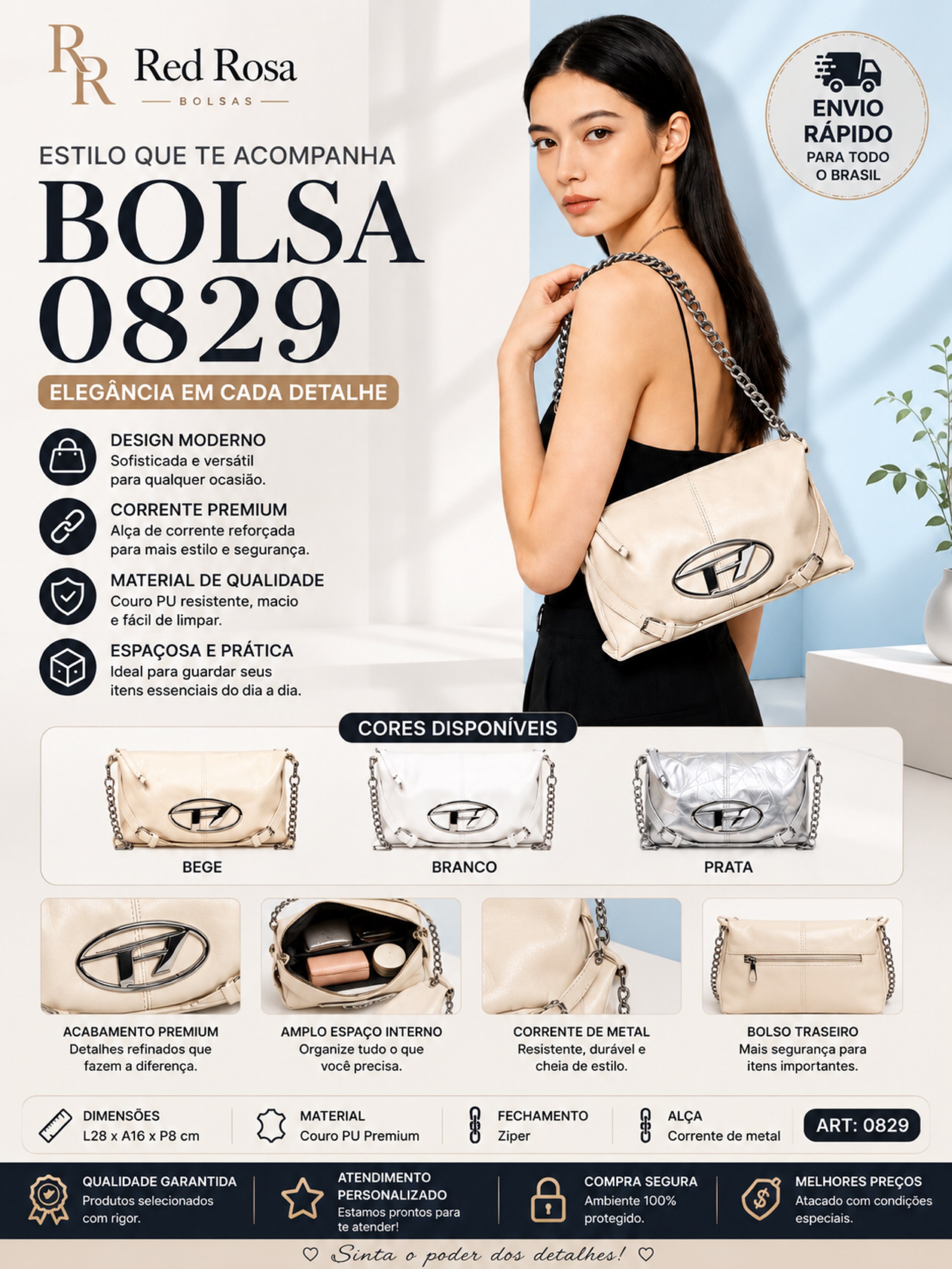 Bolsa feminina 0829