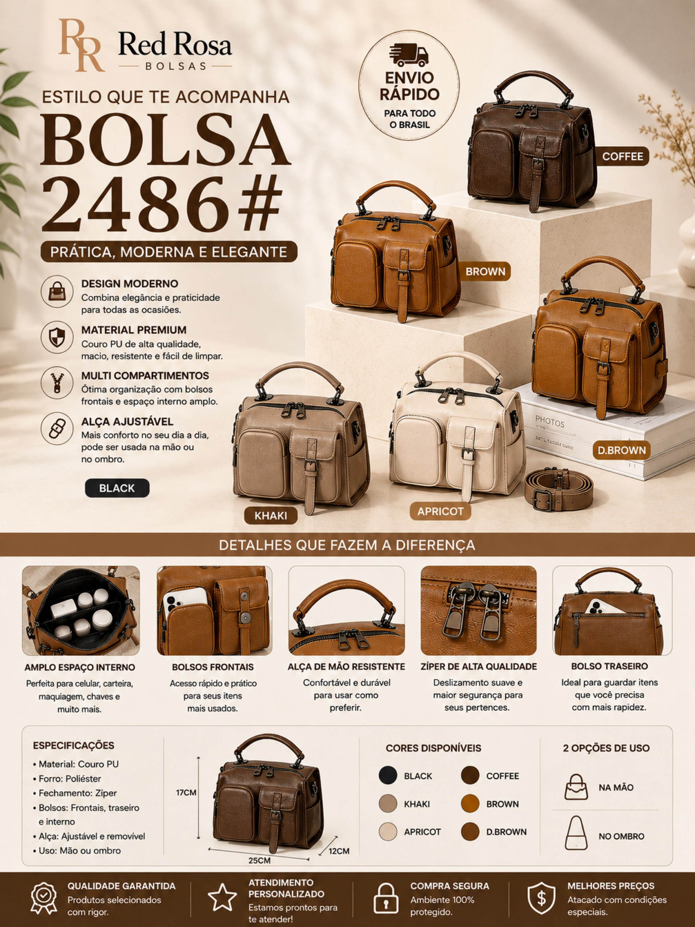 Bolsa baú 2486