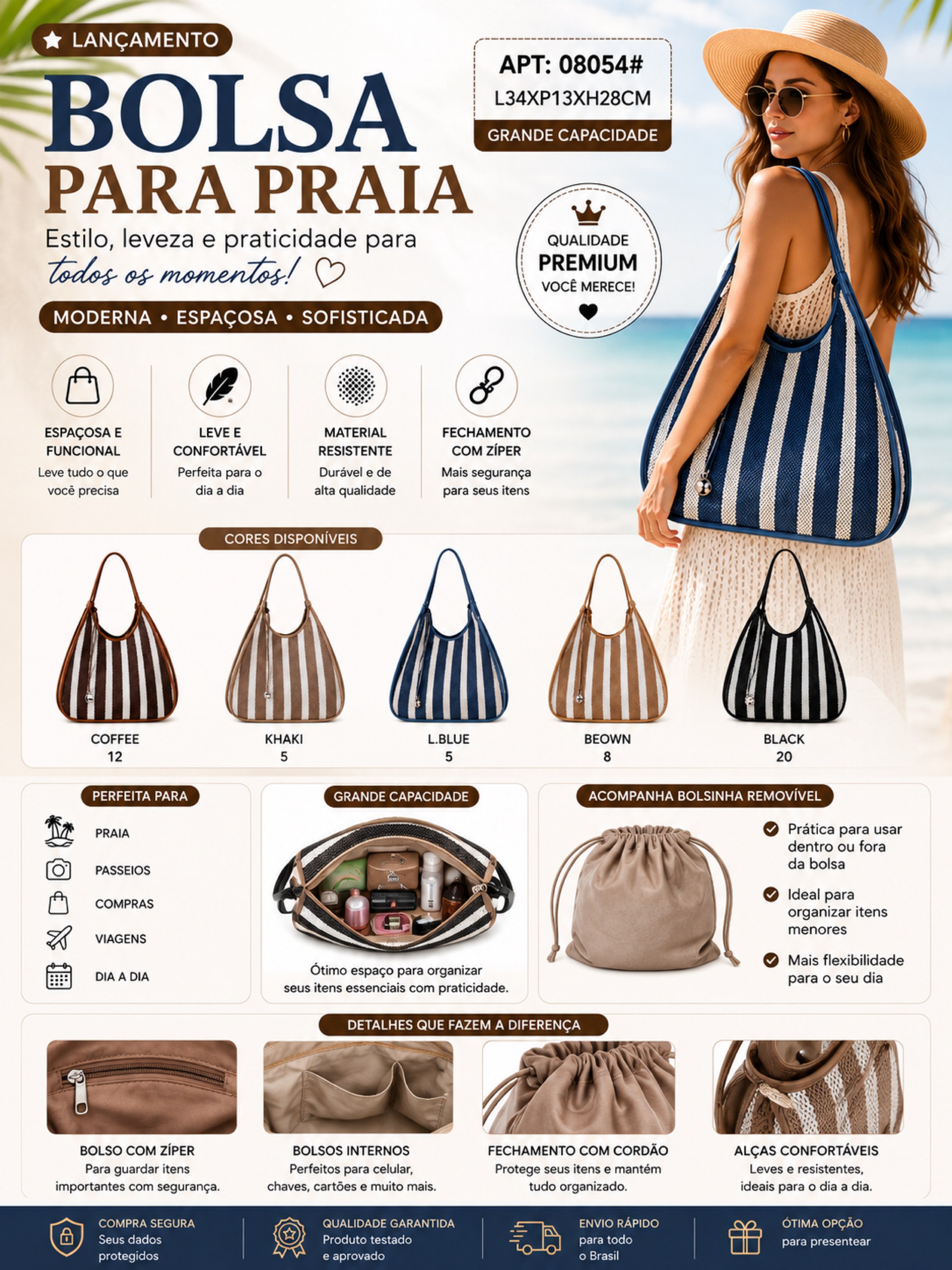 Bolsa para praia 08054