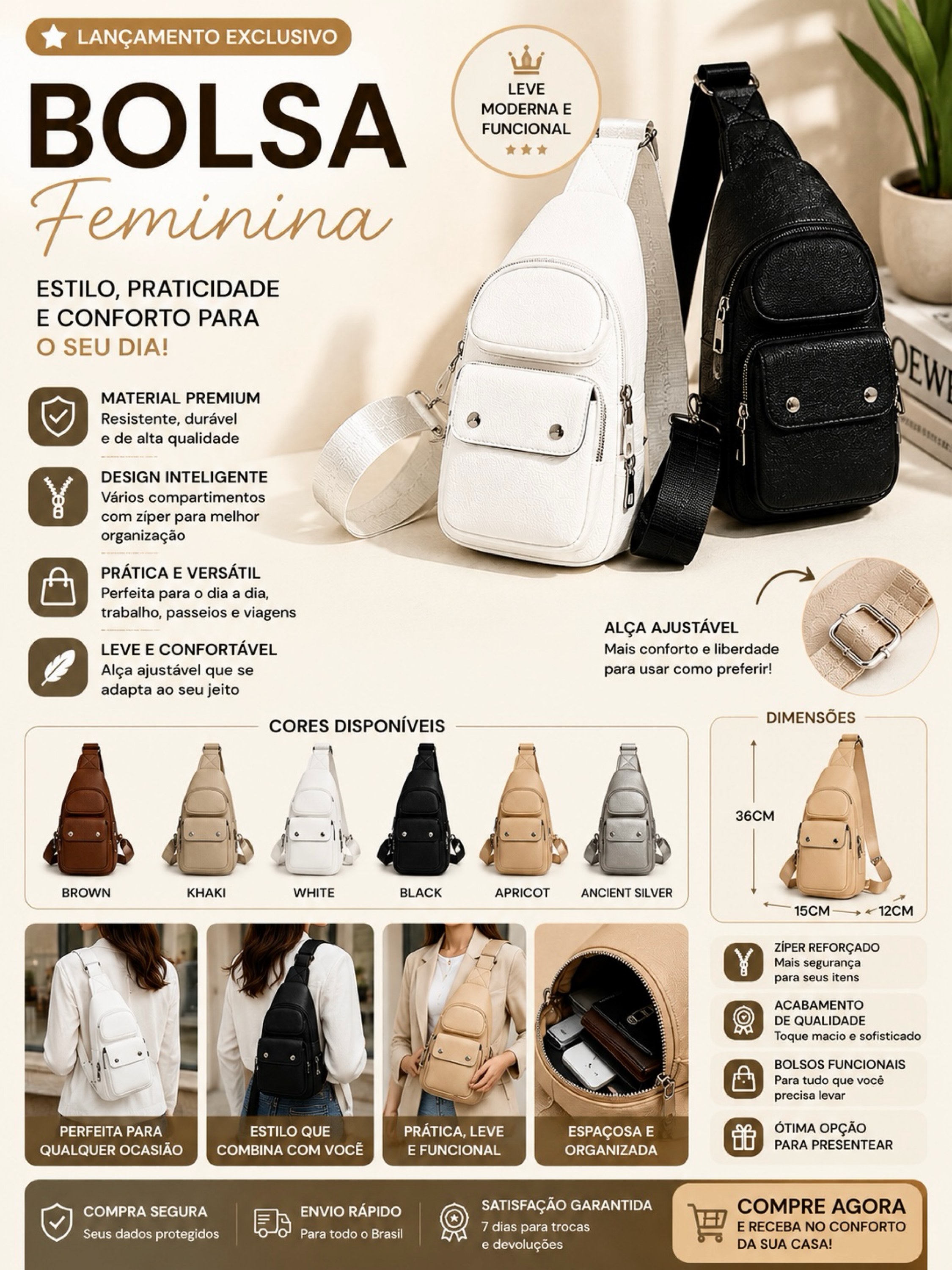 bolsa pochete 0843