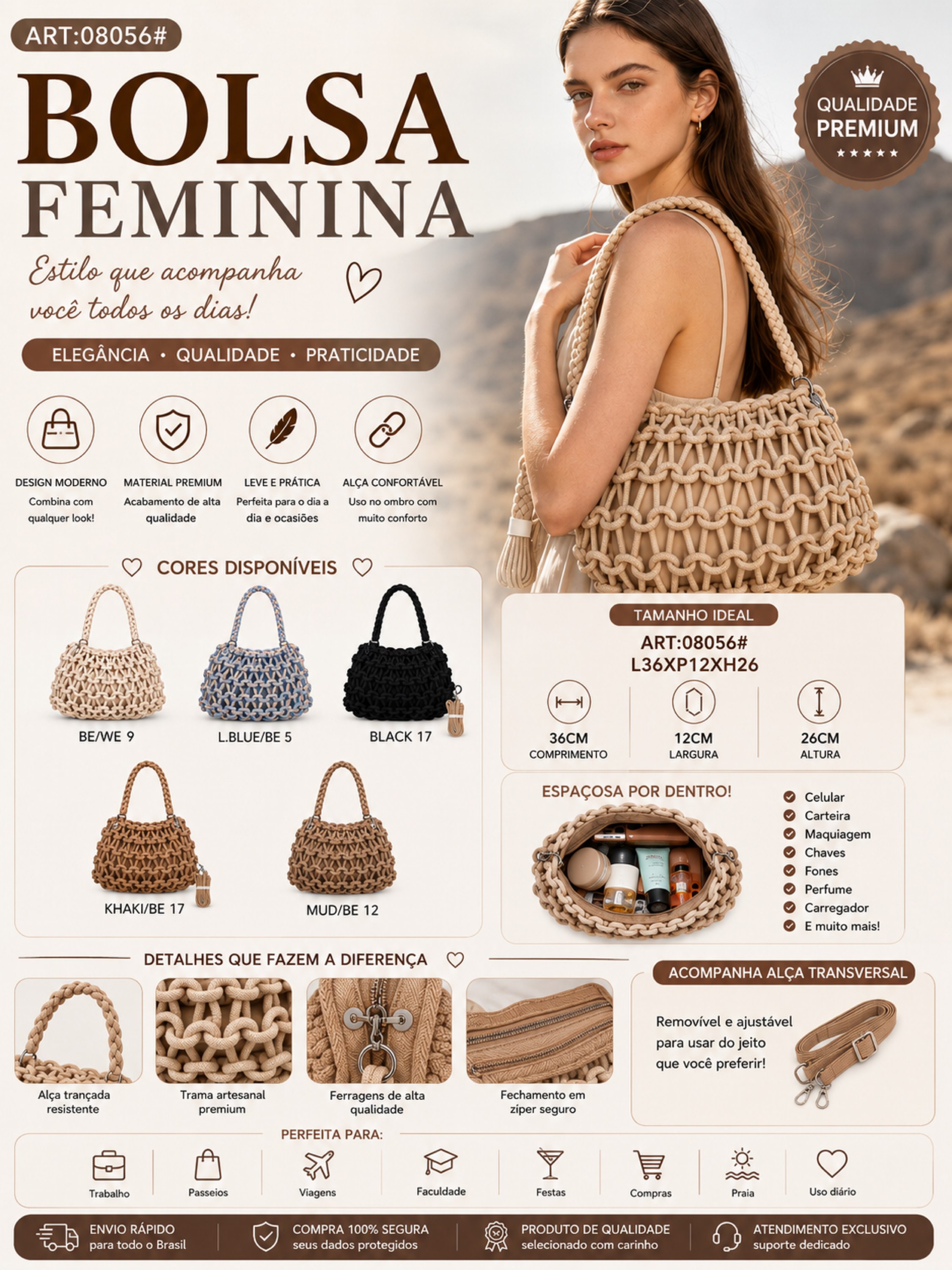 Bolsa feminina 08056