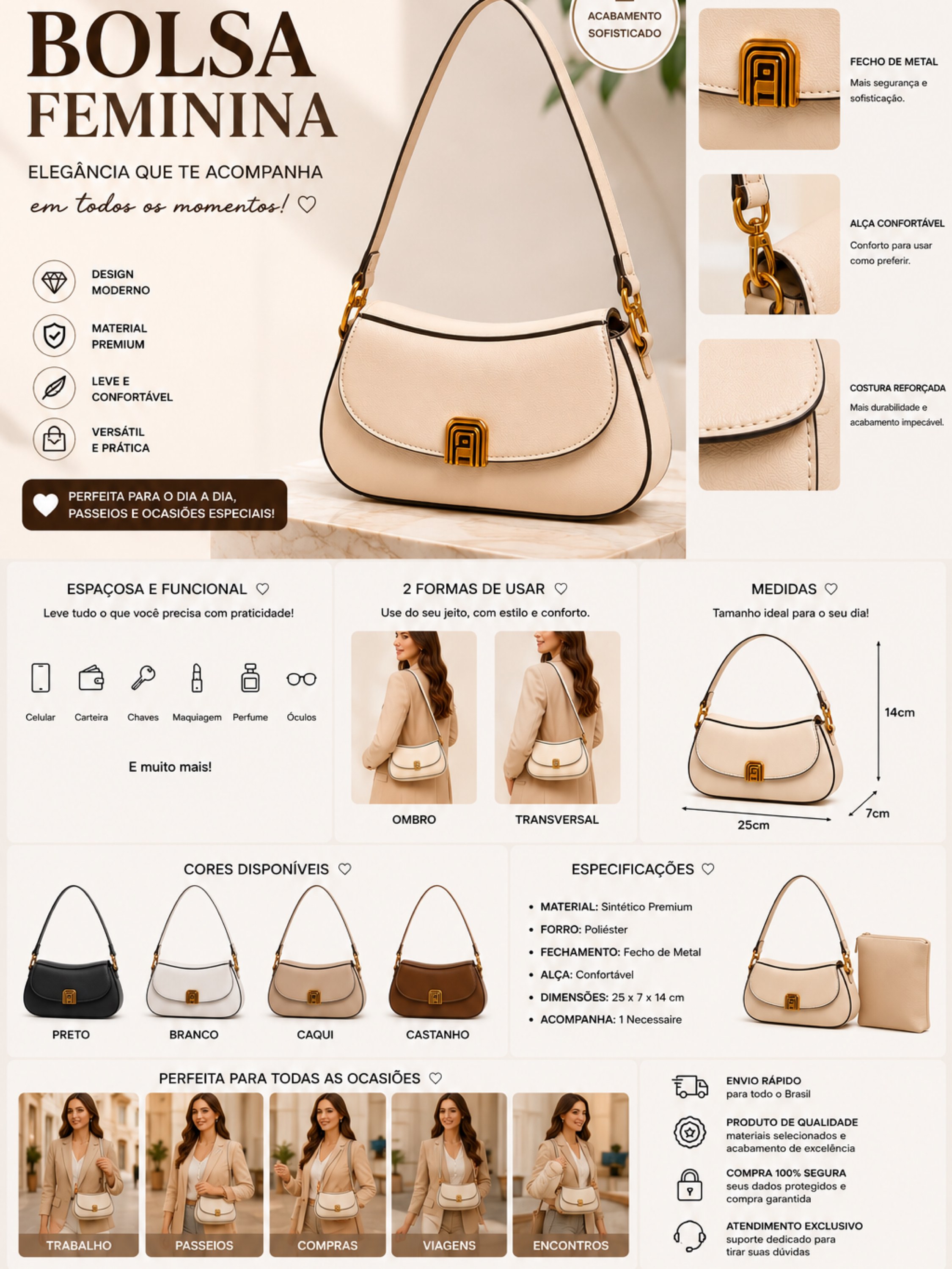 Bolsa feminina F079