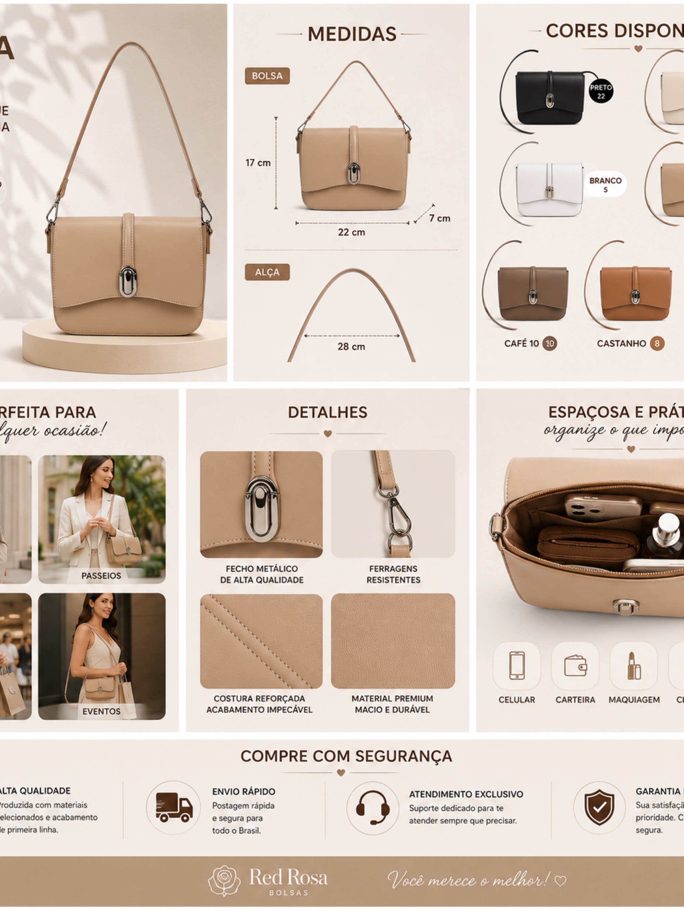 Bolsa feminina F085