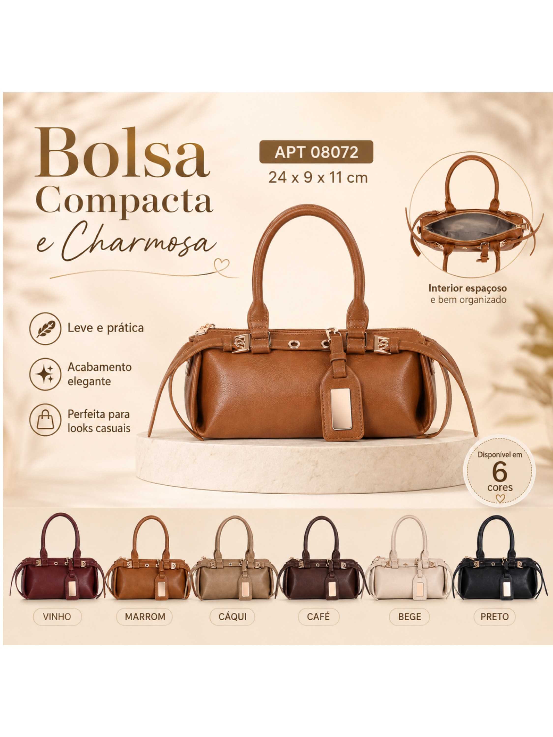 Bolsa feminina 08072 ( menor )