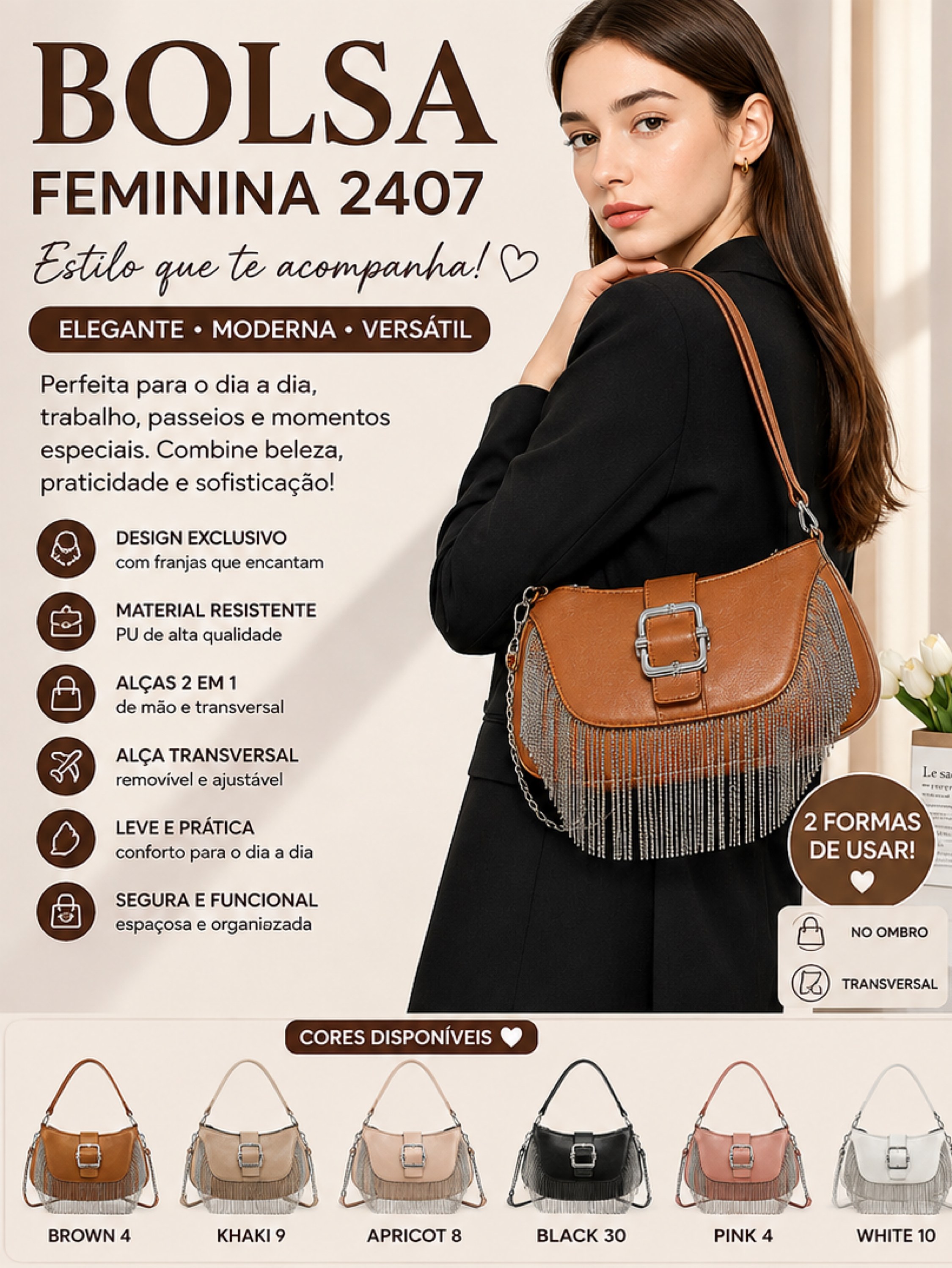 Bolsa franja 2407