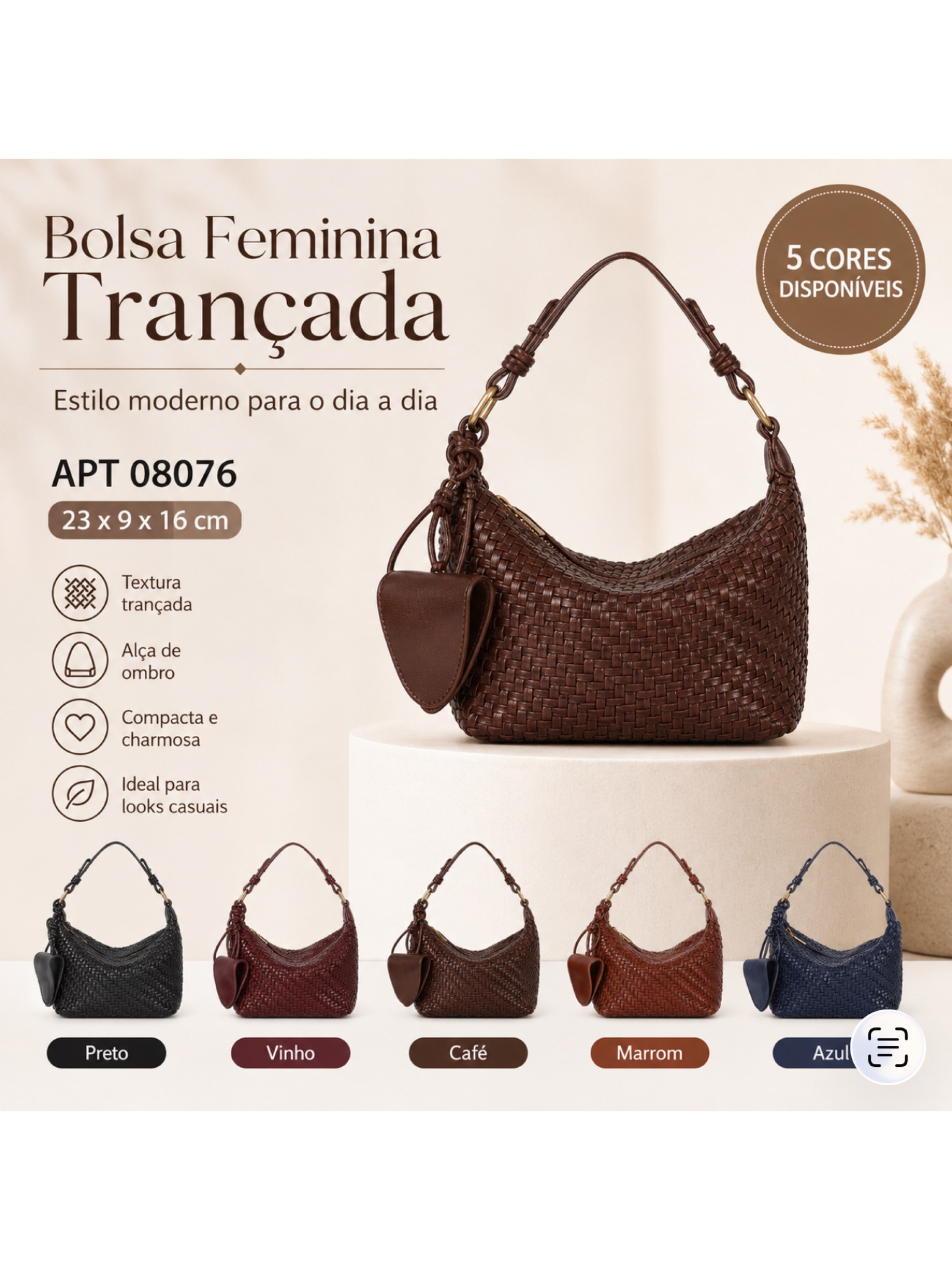 Bolsa Trançada 08076