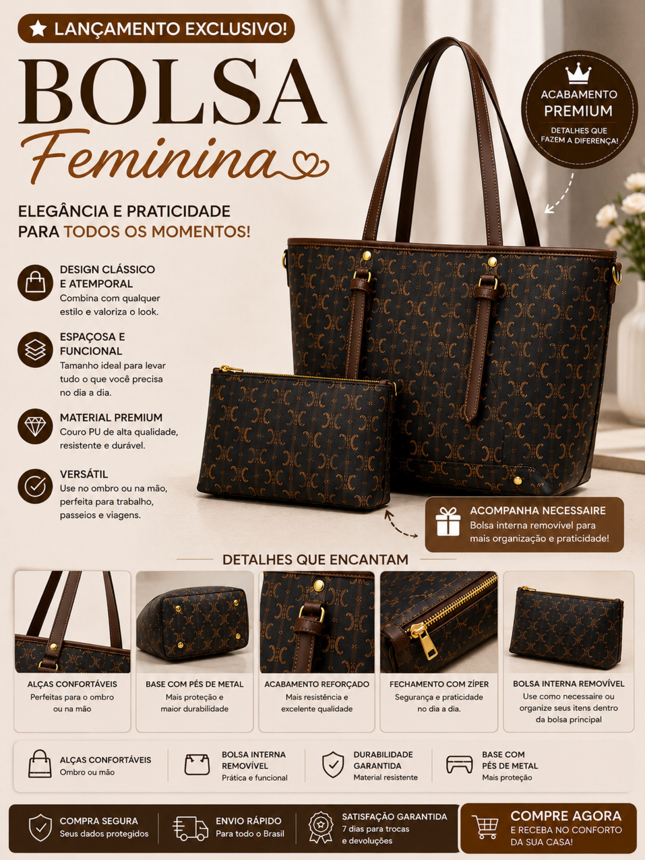 bolsa kit feminina F0010