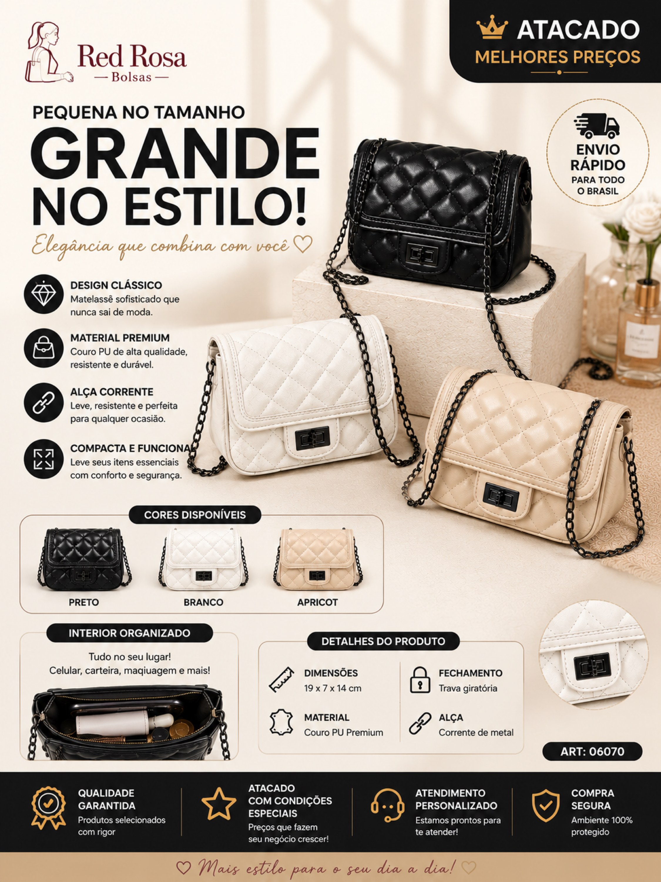 Bolsa feminina 06070
