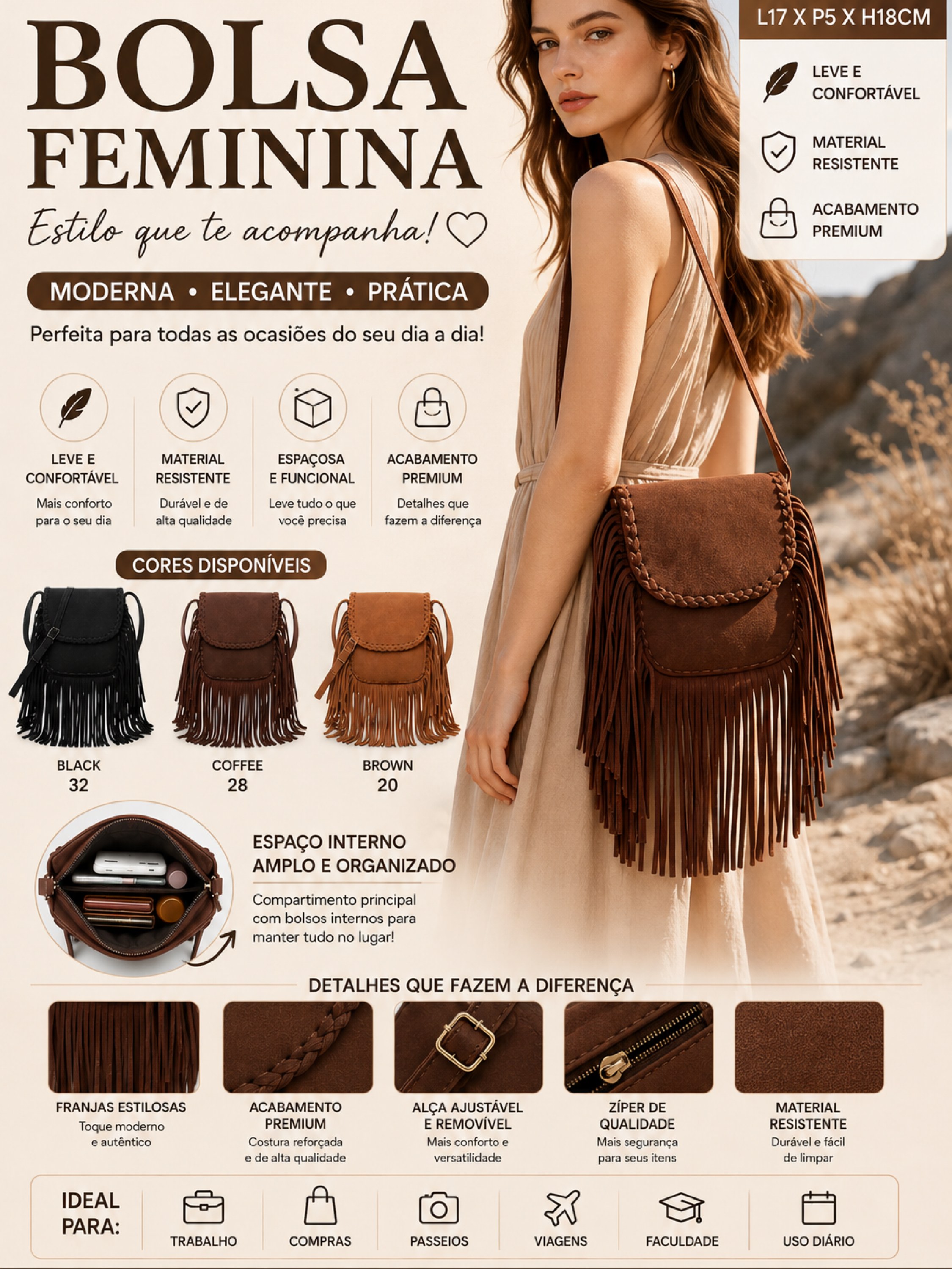 Bolsa franja 08008