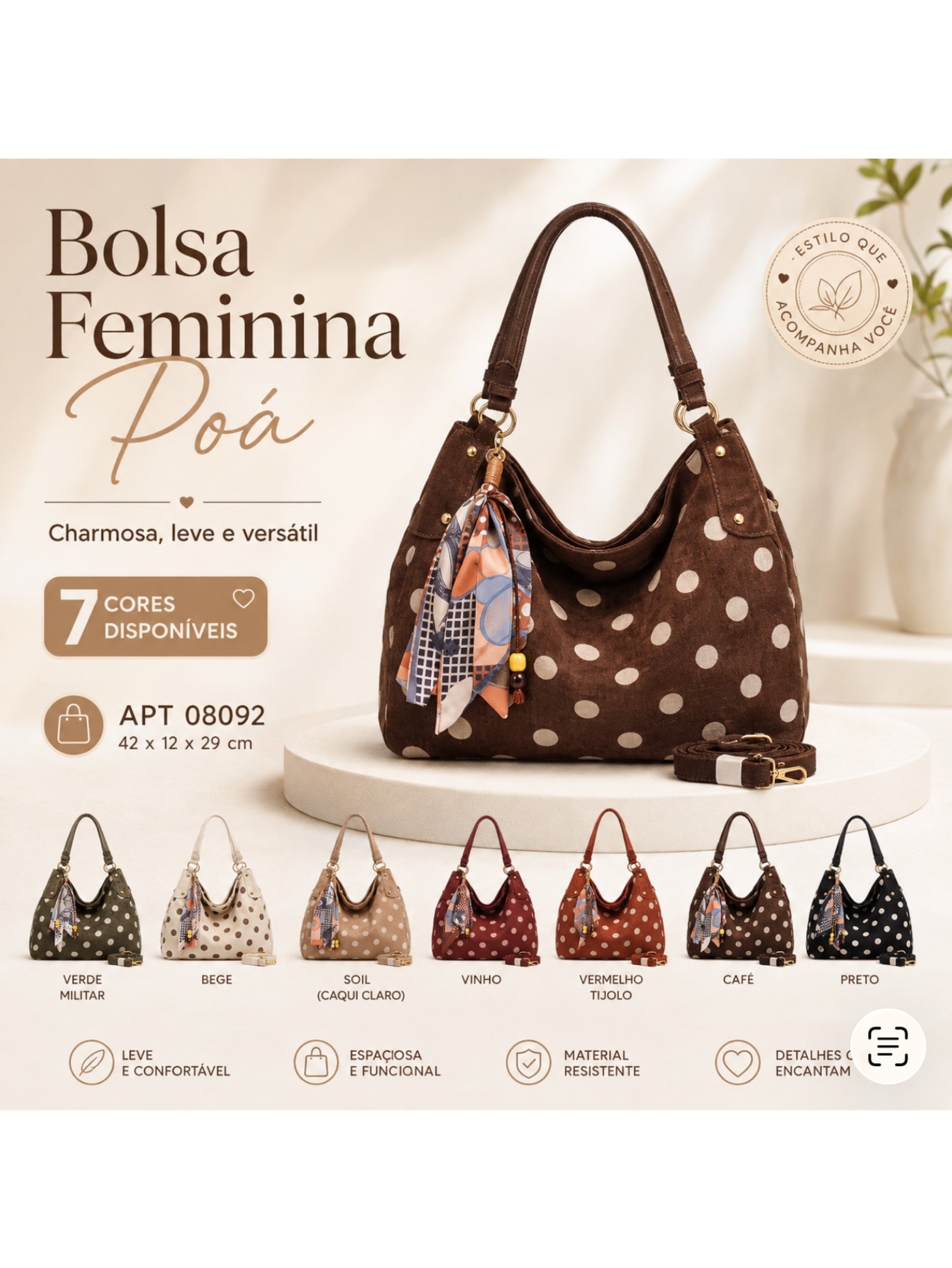 Bolsa de camurça 08092