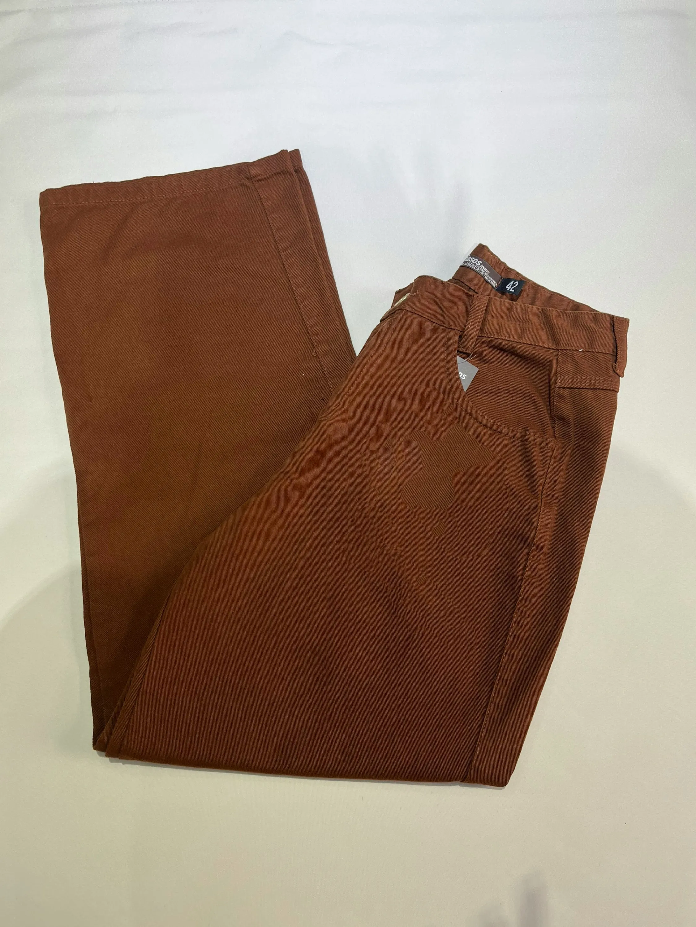 Calça Jeans Feminina Wide leg Pantalona G 36Ao 44