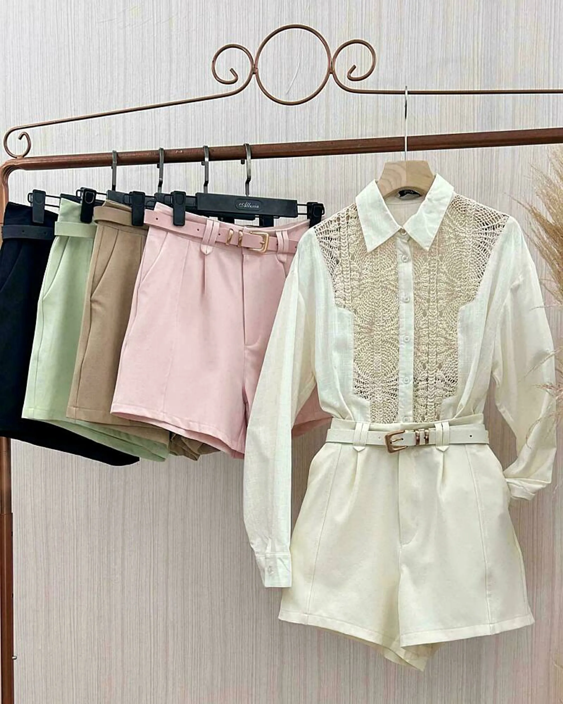 shorts alfaiataria