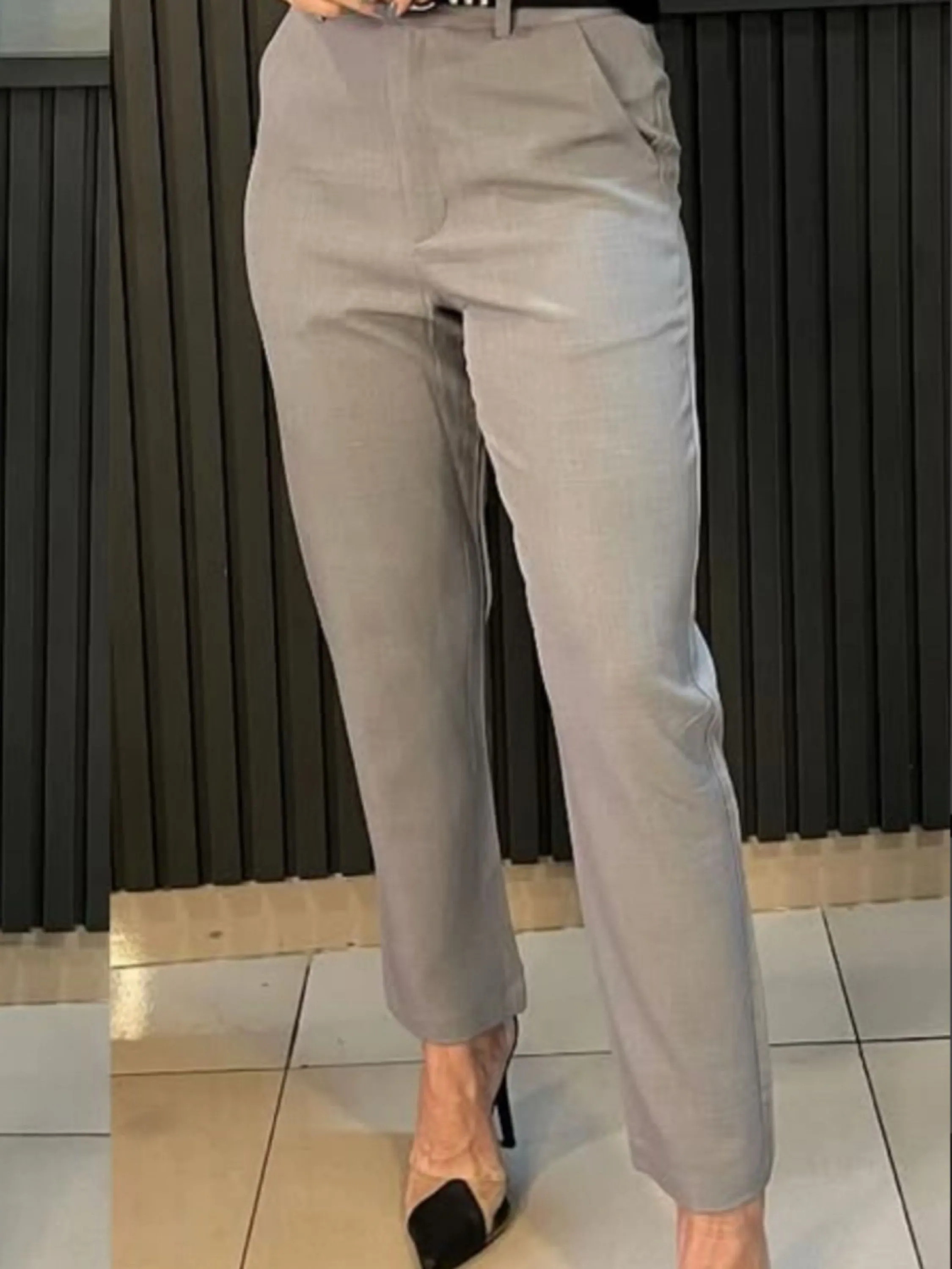Calça reta social