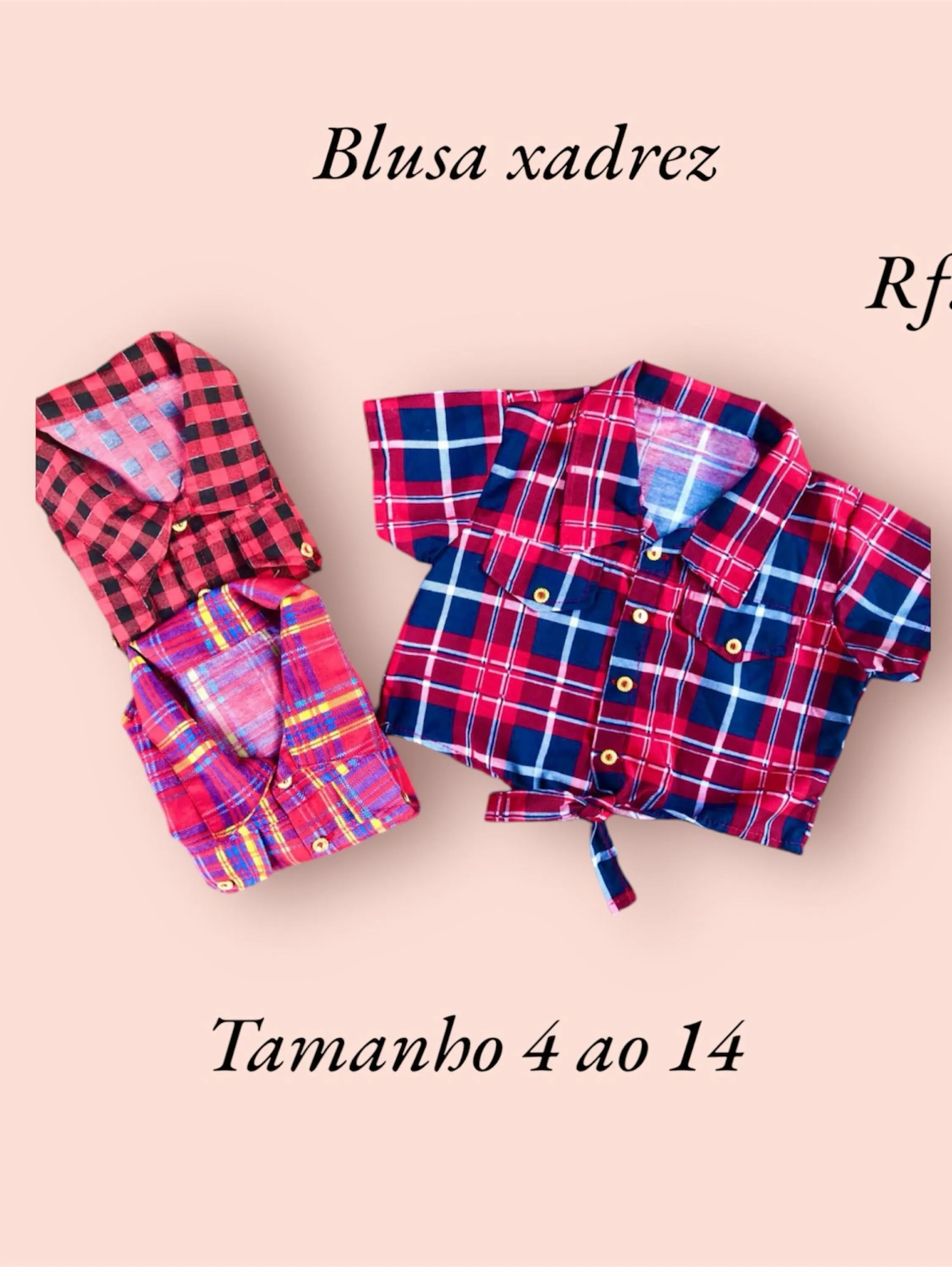 Blusa xadrez