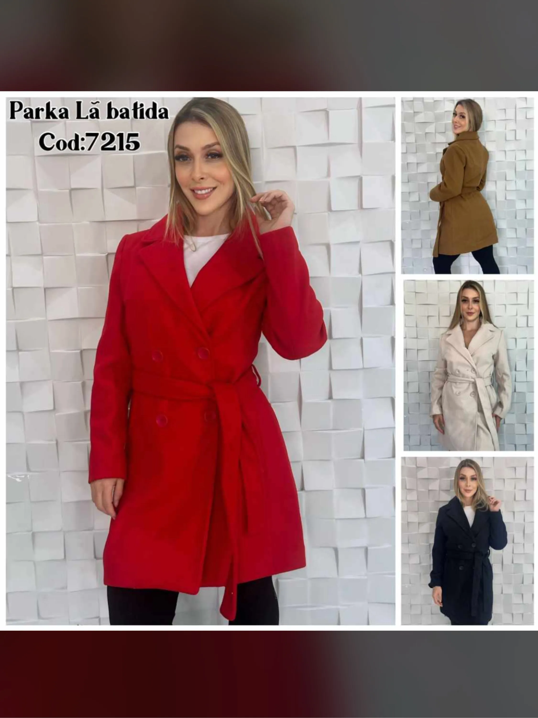 Parka la batida feminina