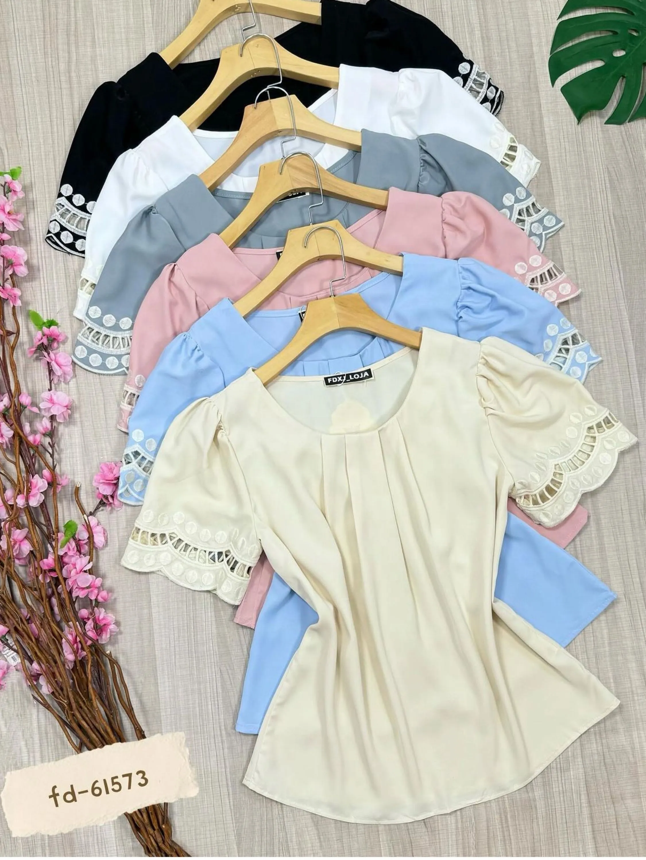 blusa crepe fdxj