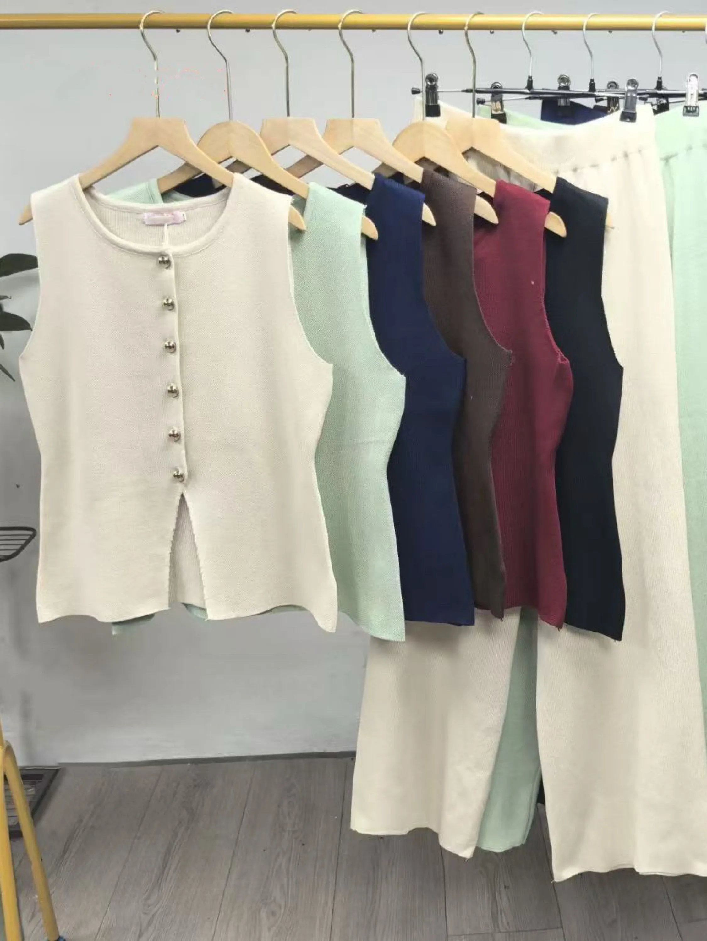 conjunto tricô motal novidade linda
