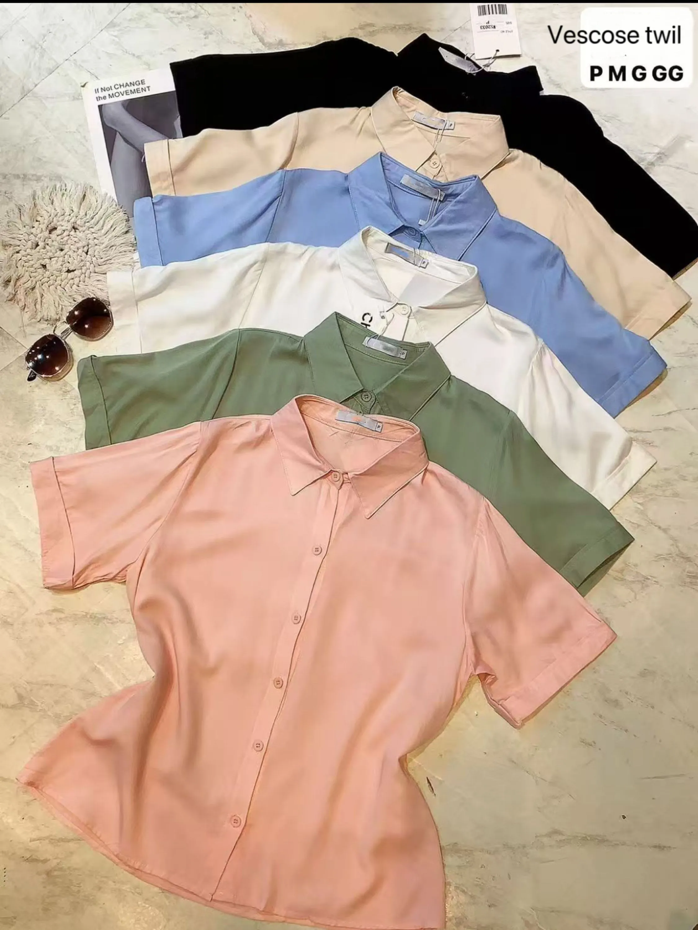 Camisa vescose twil social linda